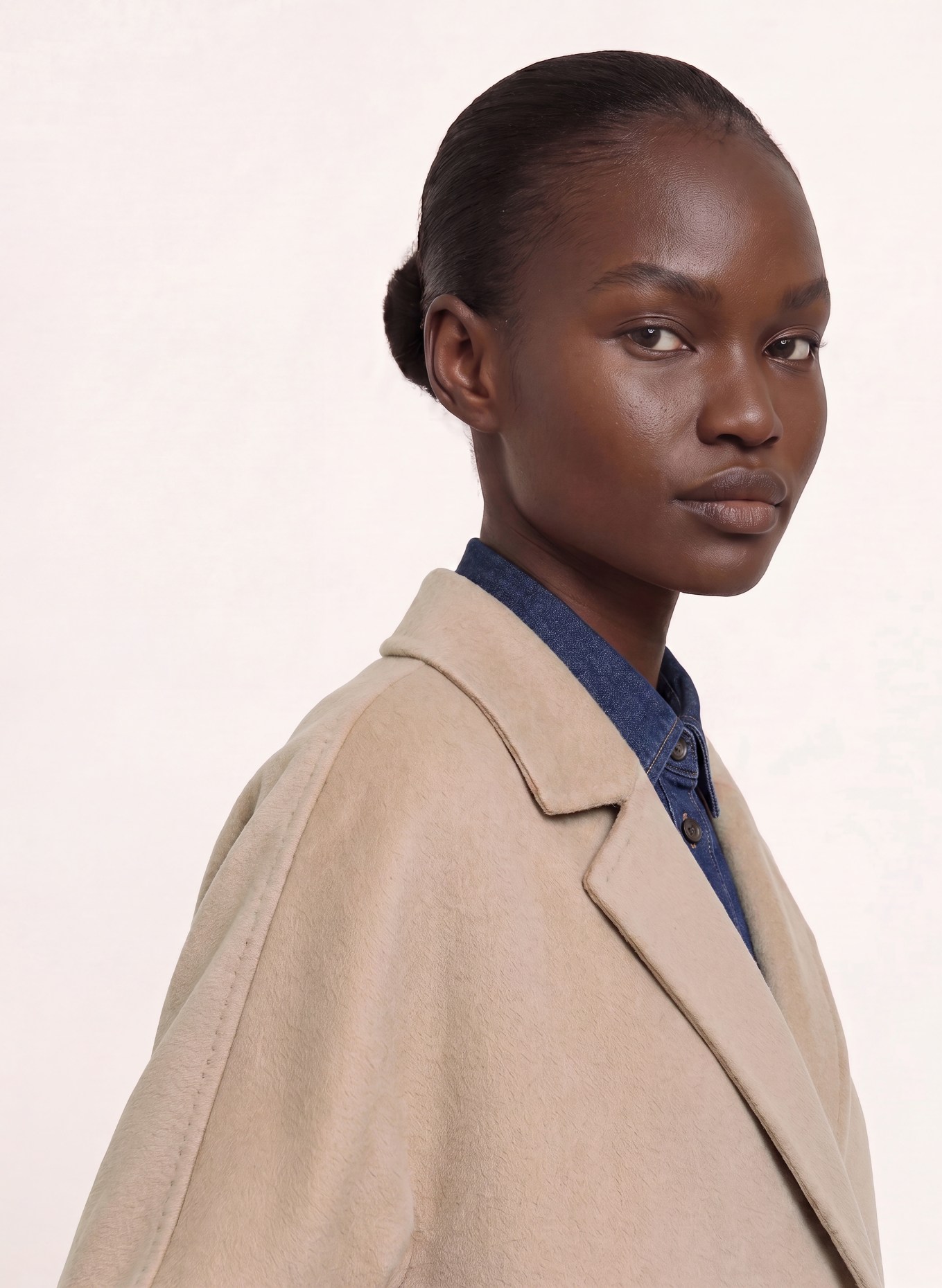 CINZIA ROCCA Oversized-Wollmantel: BEIGE