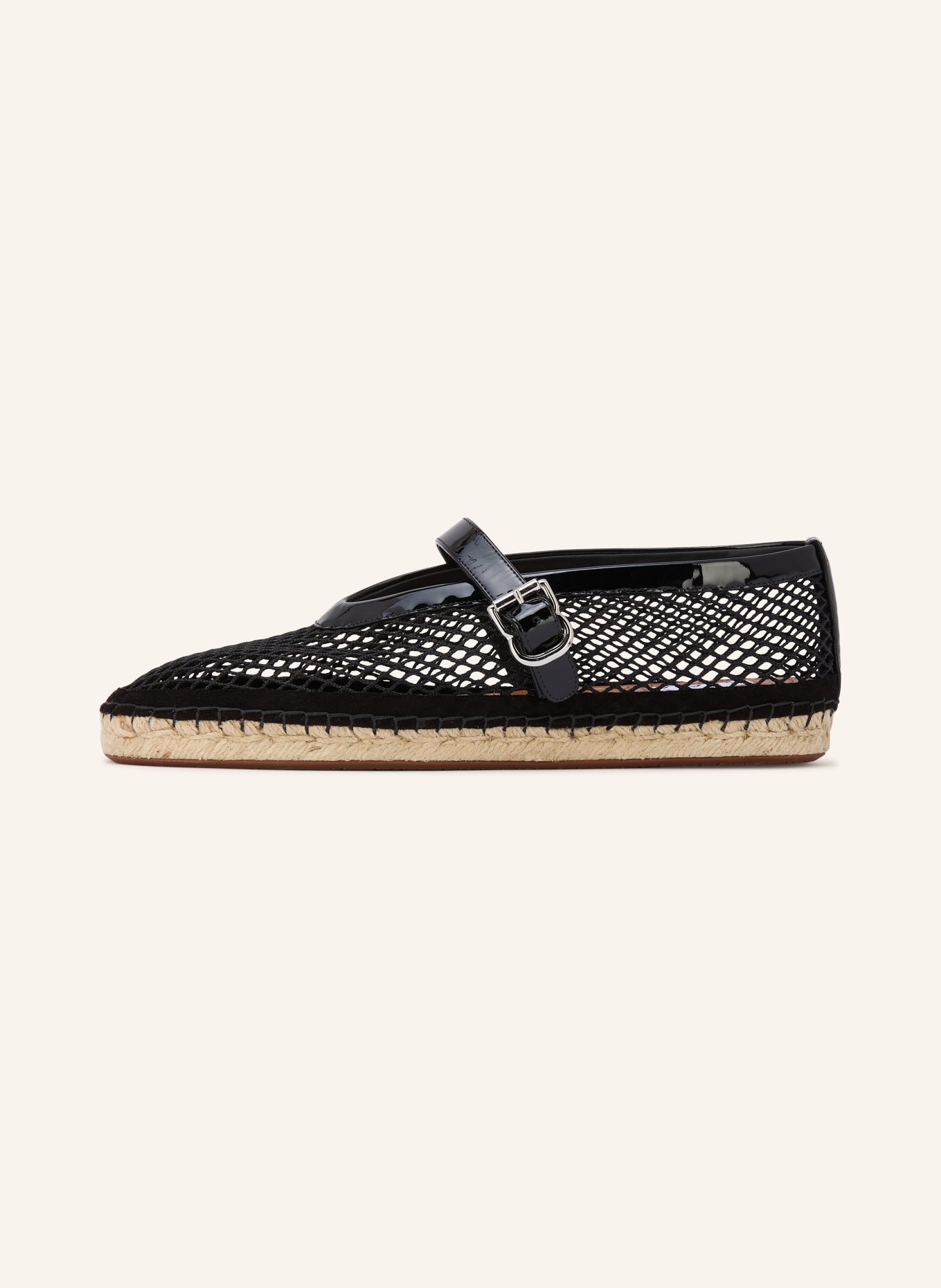 ALAÏA Espadrilles: SCHWARZ / SILBER