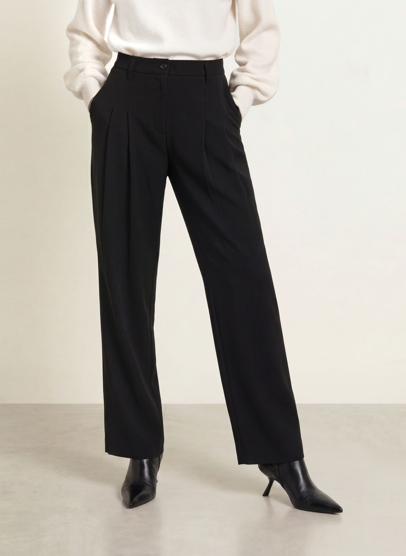 CAMBIO Marlenehose ELEVEN: SCHWARZ