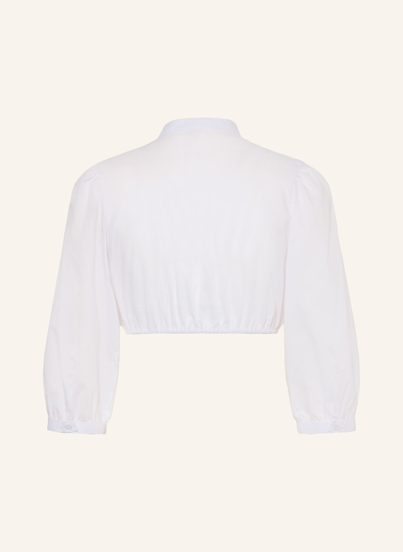 wallmann Dirndlbluse mit 3/4-Arm: WEISS