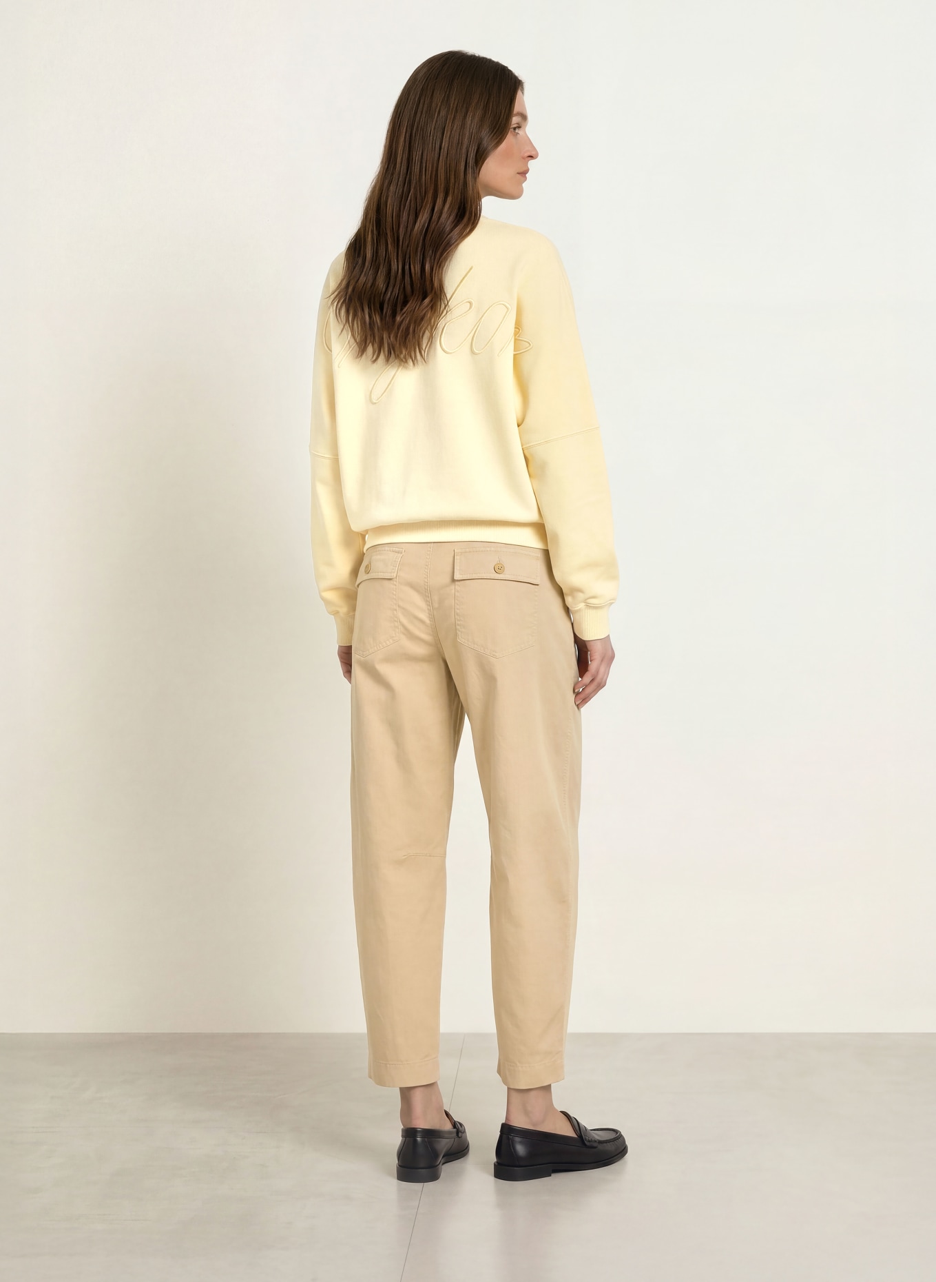 CAMBIO Pantalon OCTOBER: BEIGE