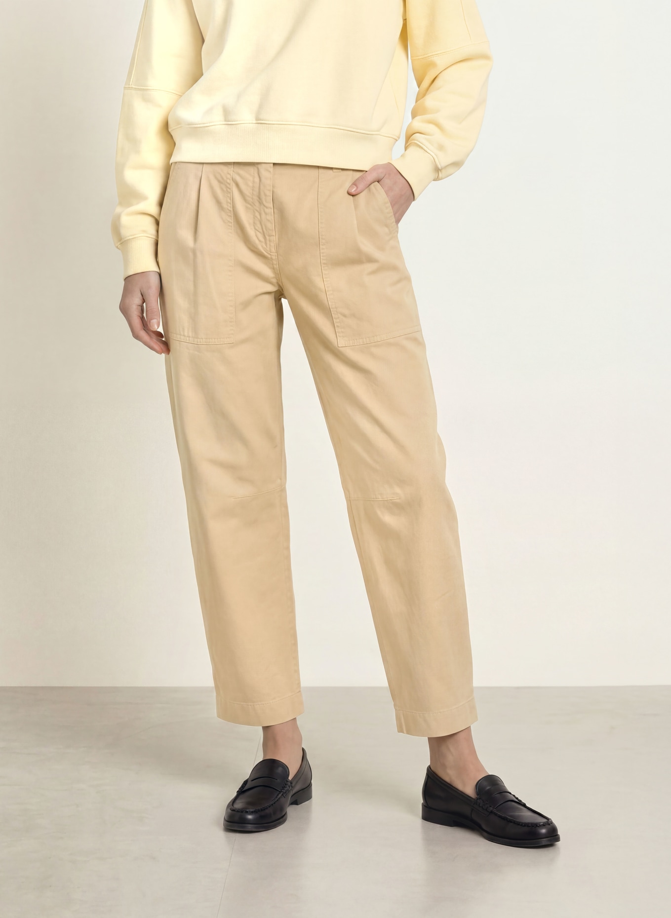 CAMBIO Pantalon OCTOBER: BEIGE