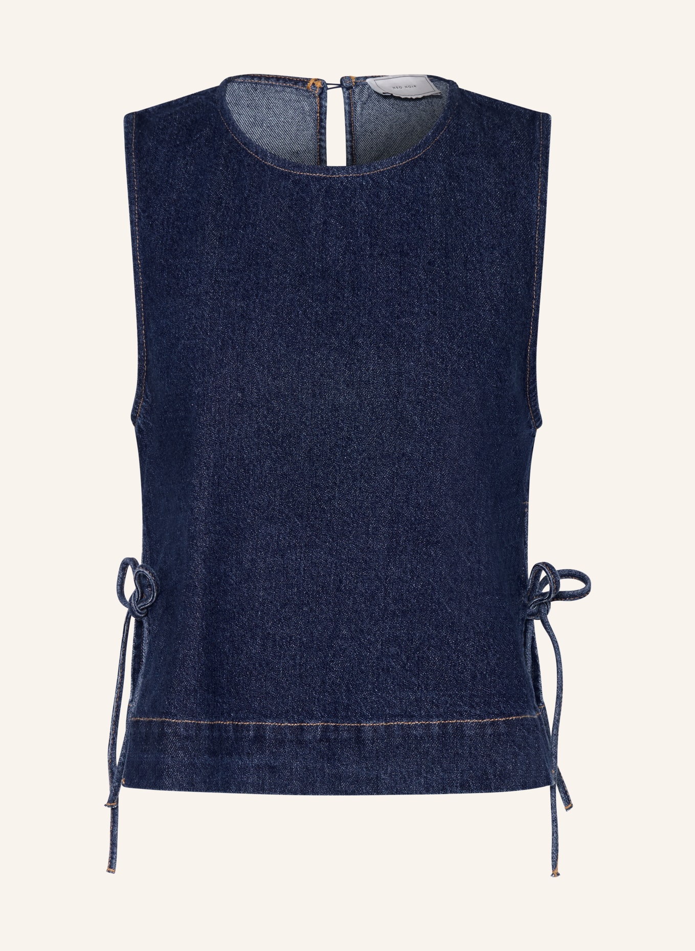 NEO NOIR Haut en jean SVETLANA: BLEU FONCÉ