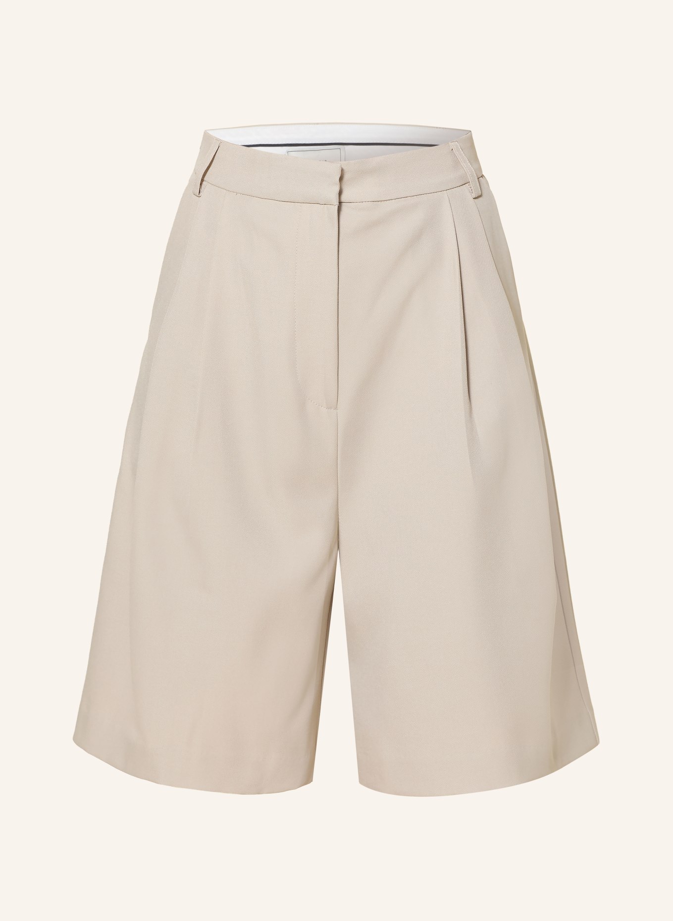 NEO NOIR NIKA Bermudas Shorts: ECRU
