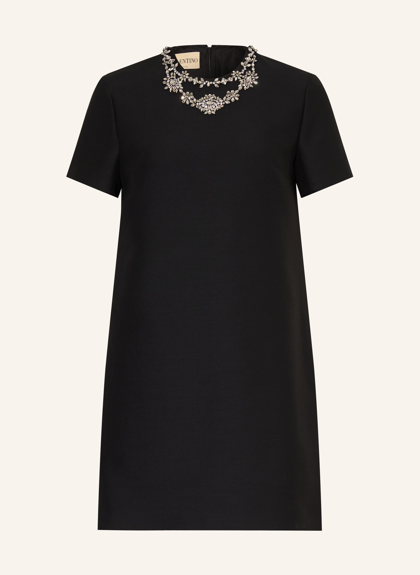 VALENTINO Dress with rhinestones: BLACK