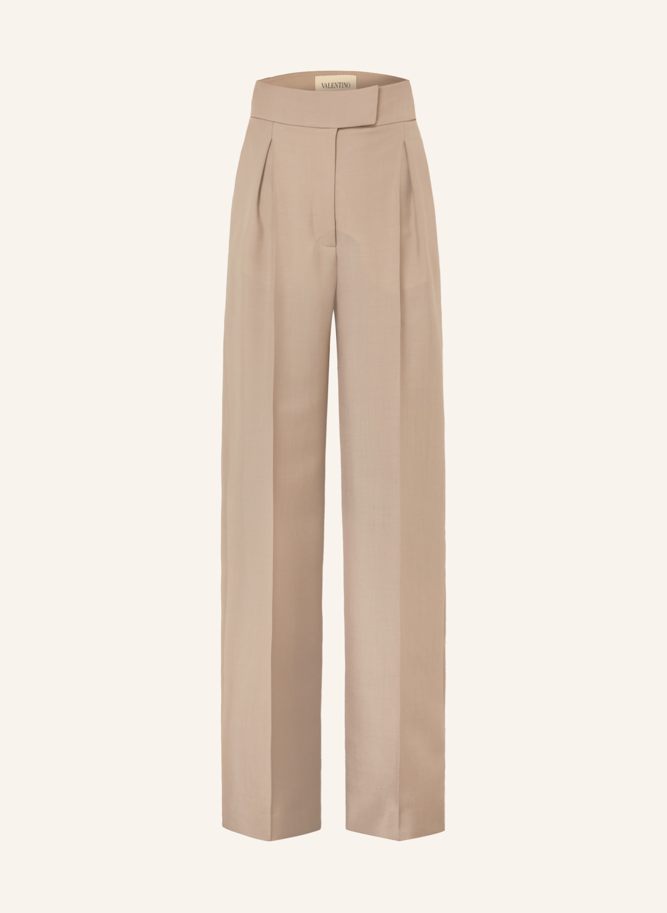 VALENTINO Marlene-broek met mohair: BEIGE