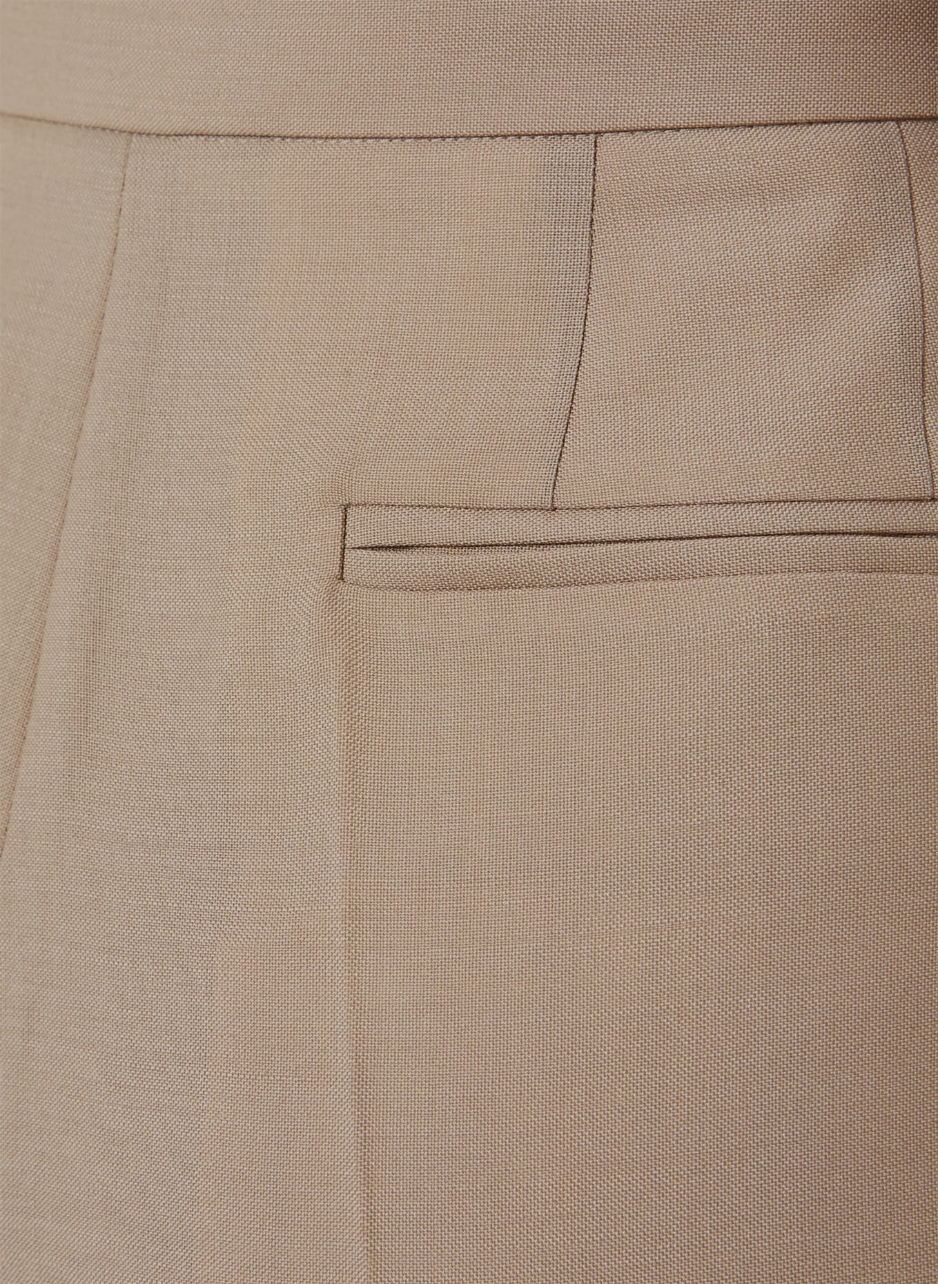 VALENTINO Marlene-broek met mohair: BEIGE