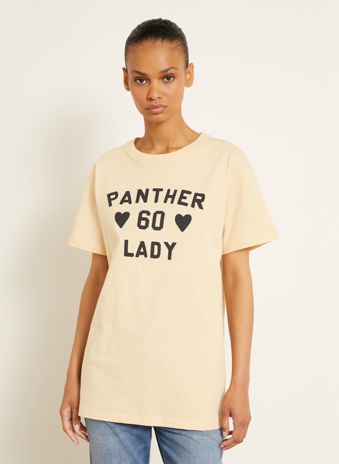 VALENTINO T-shirt PATTERN: BEIGE / NOIR