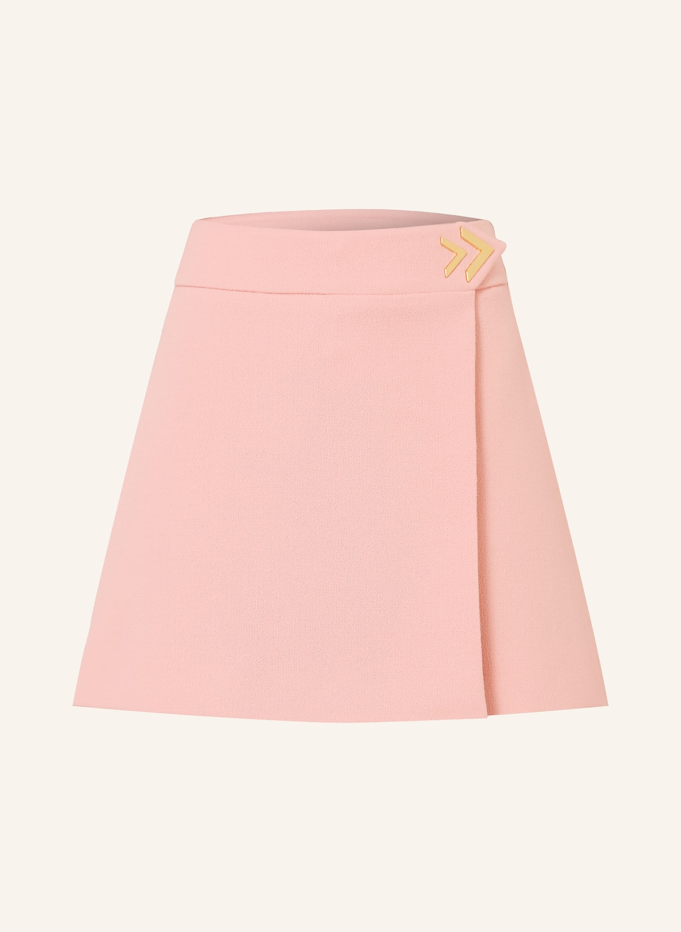 VALENTINO SOLID Wrap-Style Skirt: PINK