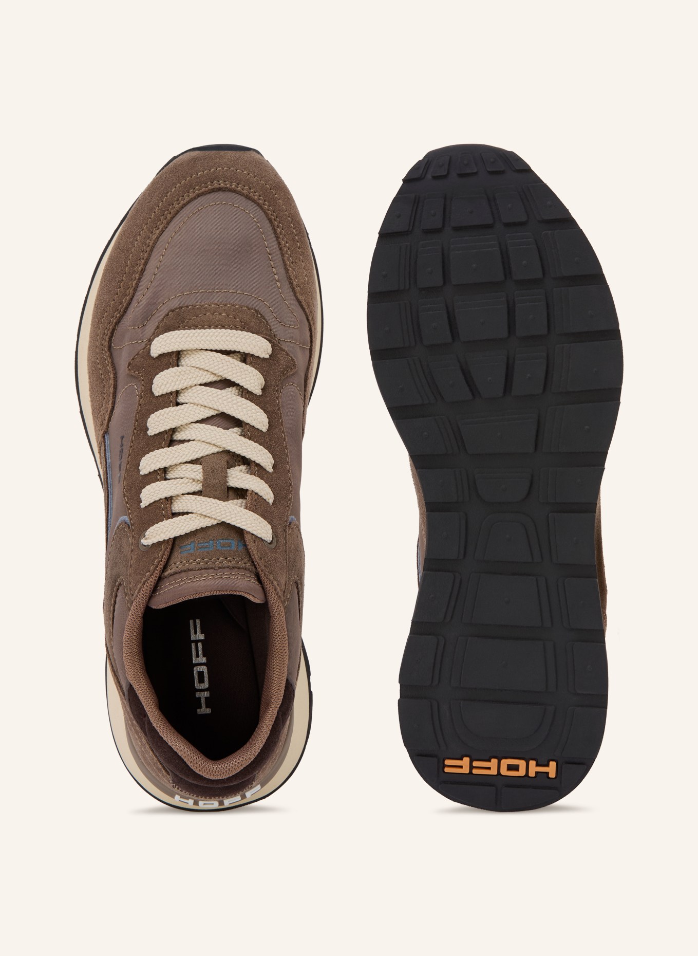 HOFF Sneaker CITY: TAUPE / DARK BROWN / BLUE GRAY