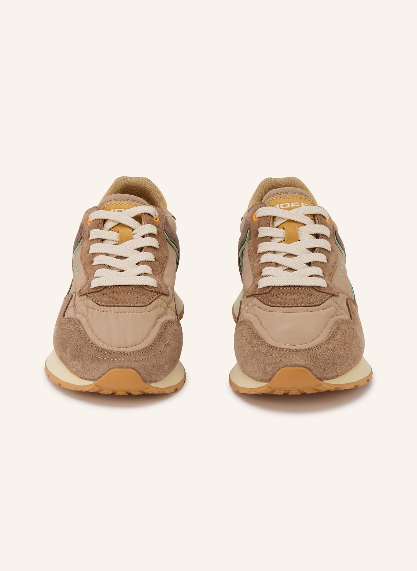 HOFF Sneakersy CITY: VELBLOUDÍ / TMAVĚ ŽLUTÁ / MÁTOVÁ