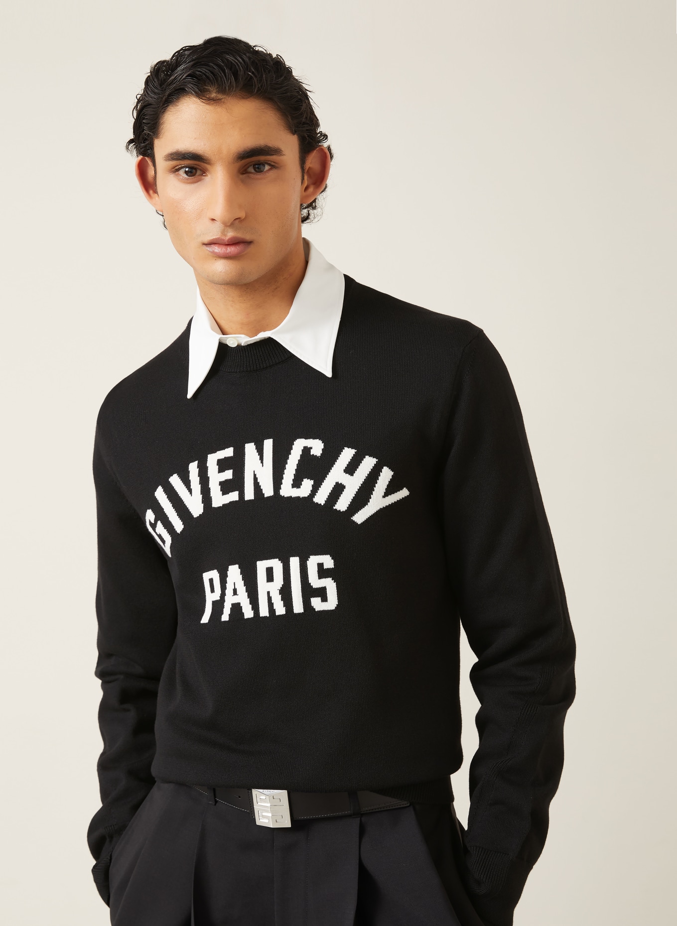 GIVENCHY Sweater: BLACK / WHITE
