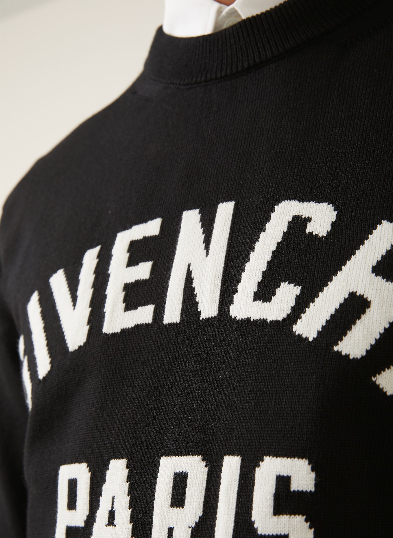 GIVENCHY Sweater: BLACK / WHITE