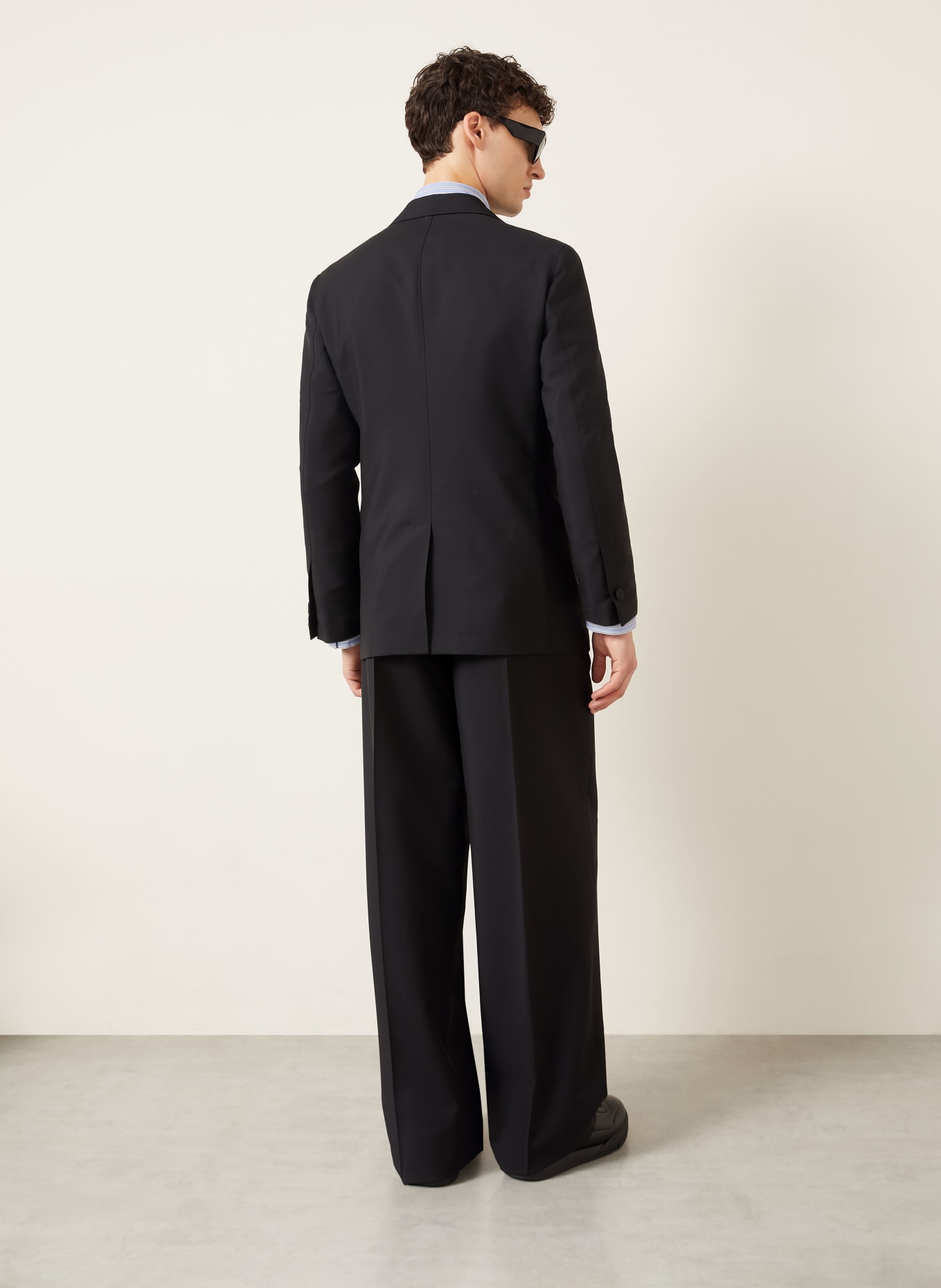 GIVENCHY Spodnie do garnituru o regularnym kroju: CZARNY