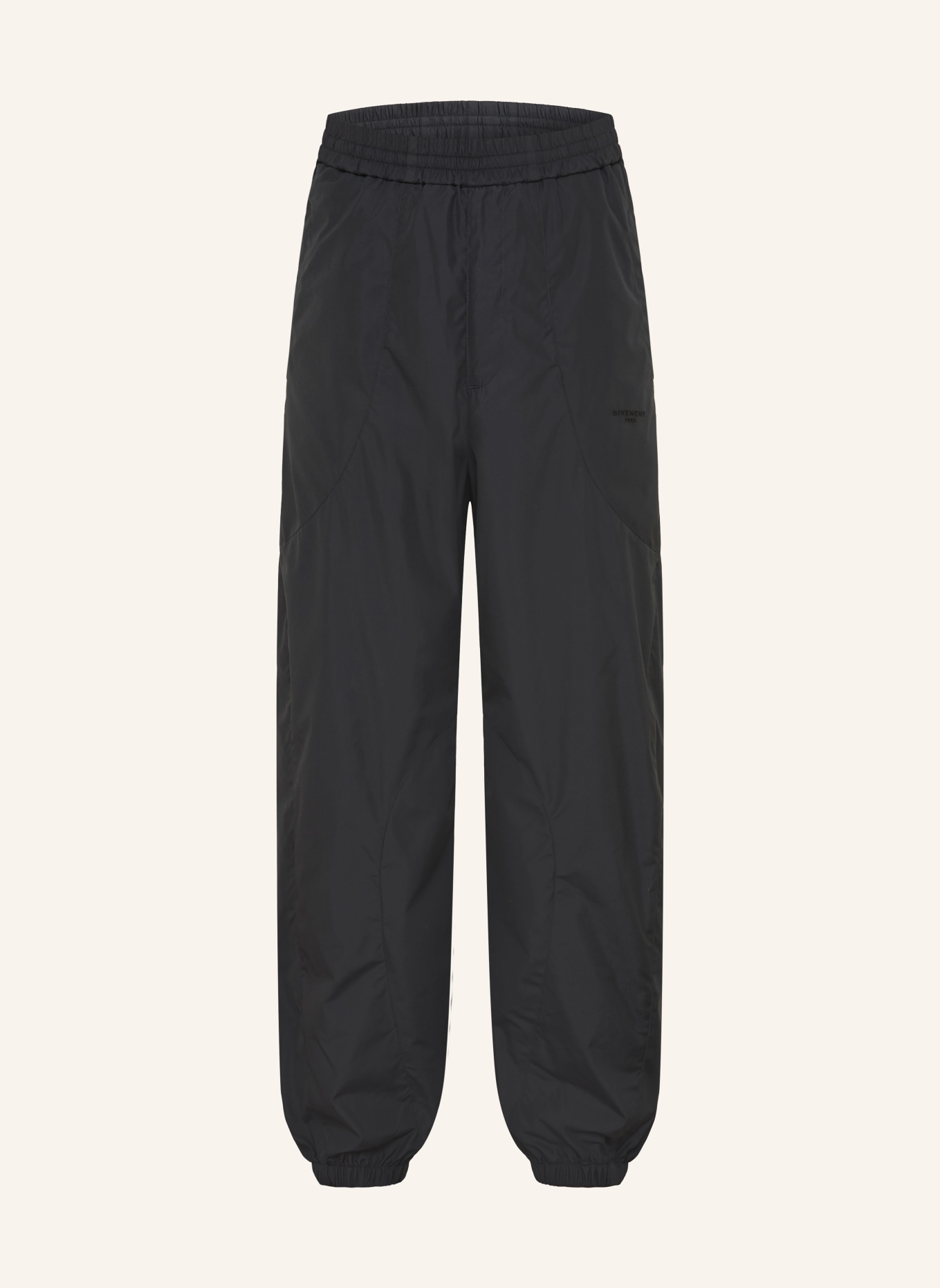 GIVENCHY Pantalon de style jogging coupe décontractée: NOIR