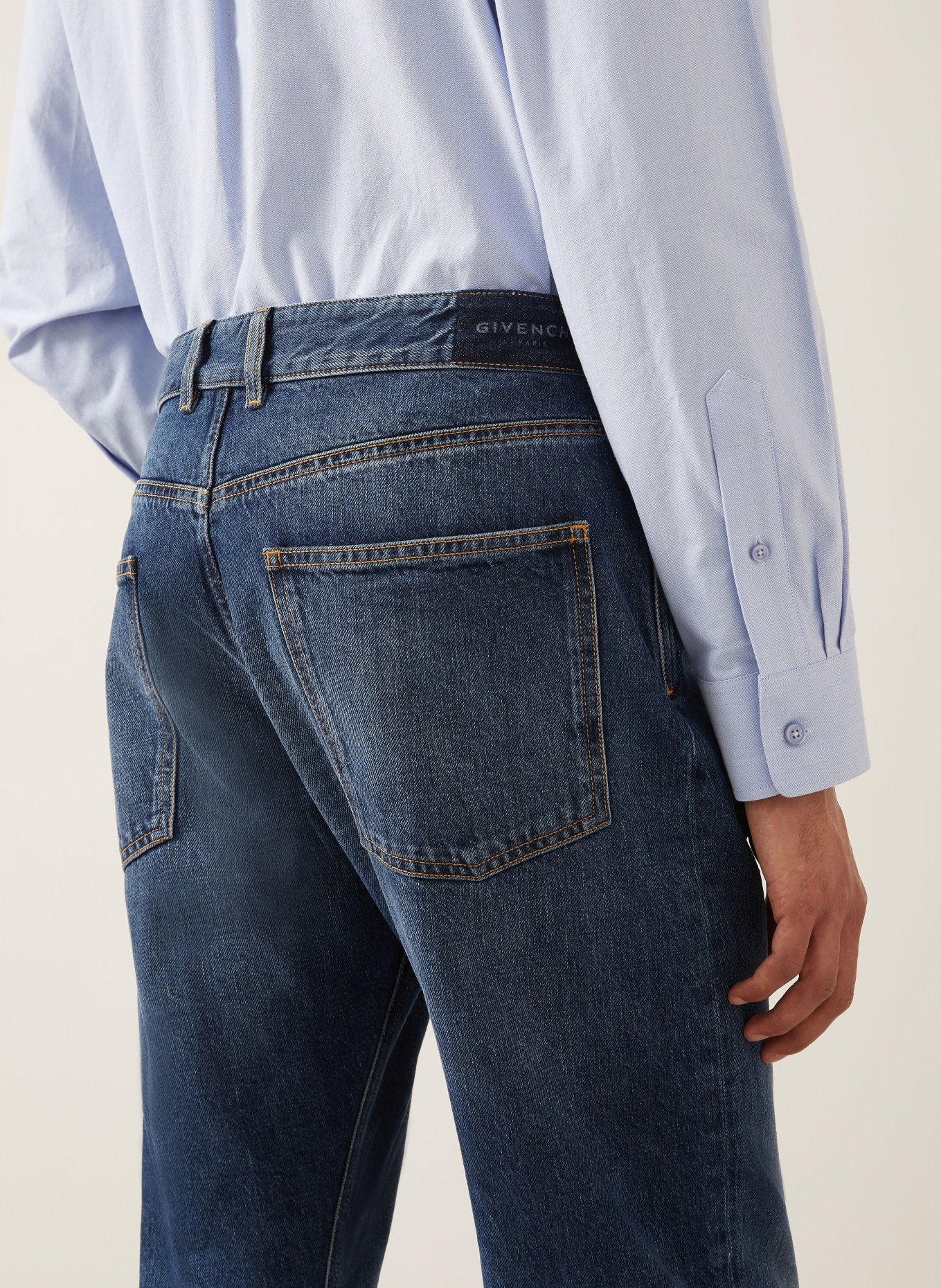 GIVENCHY Regular-fit Jeans: 053 GREY BLUE