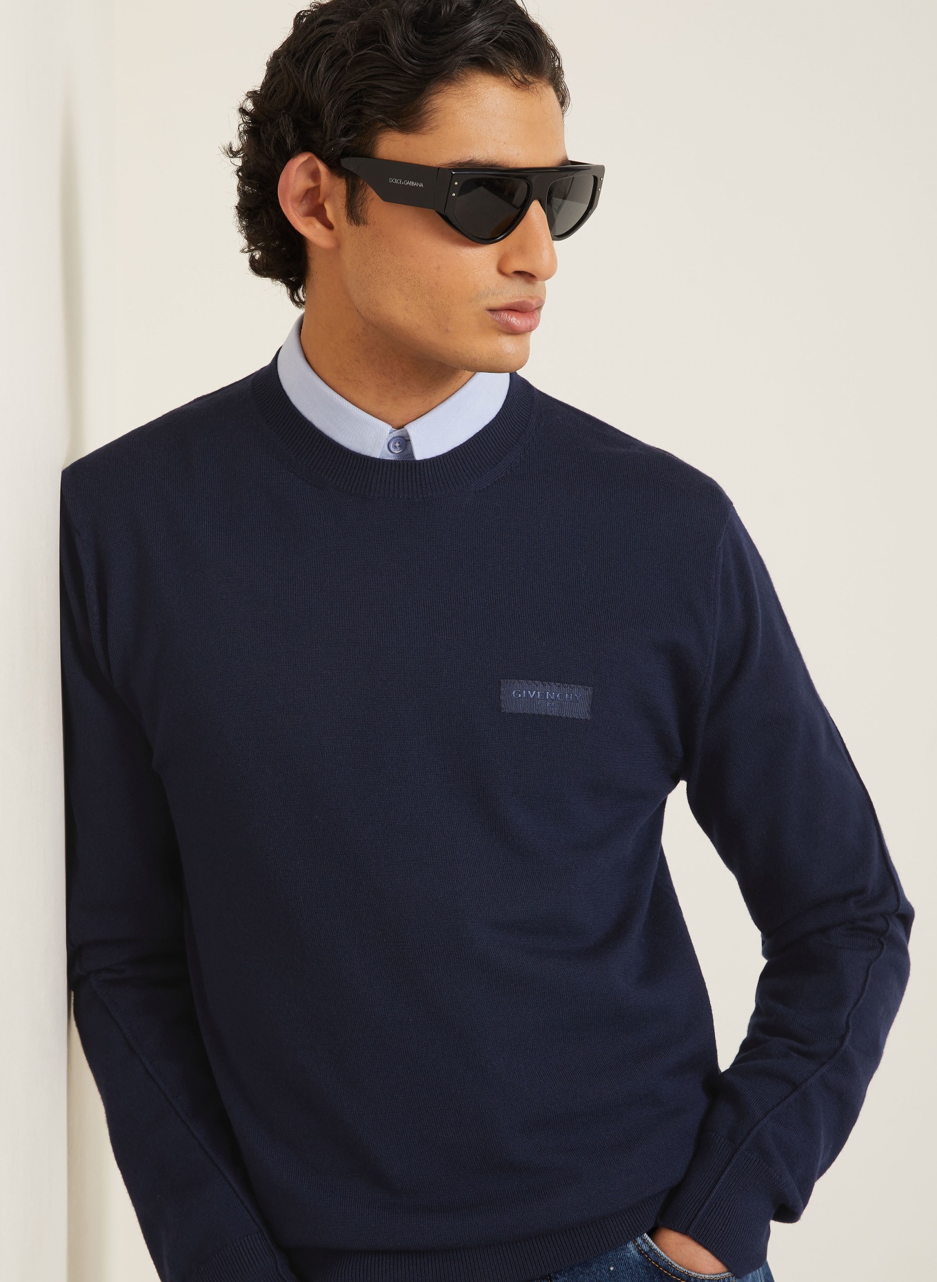 GIVENCHY Sweater: DARK BLUE