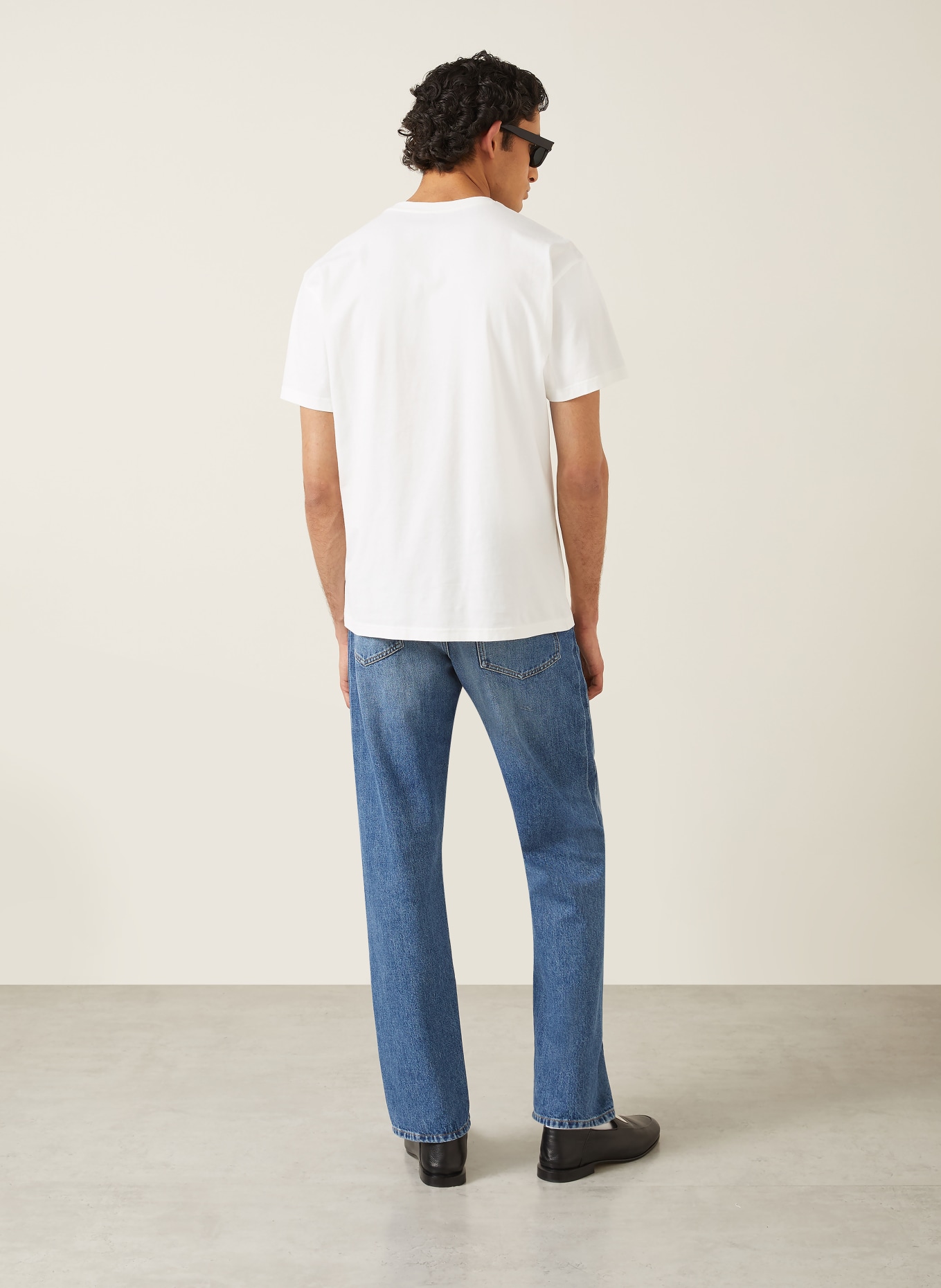 GIVENCHY T-shirt: ECRU / LIGHT BLUE