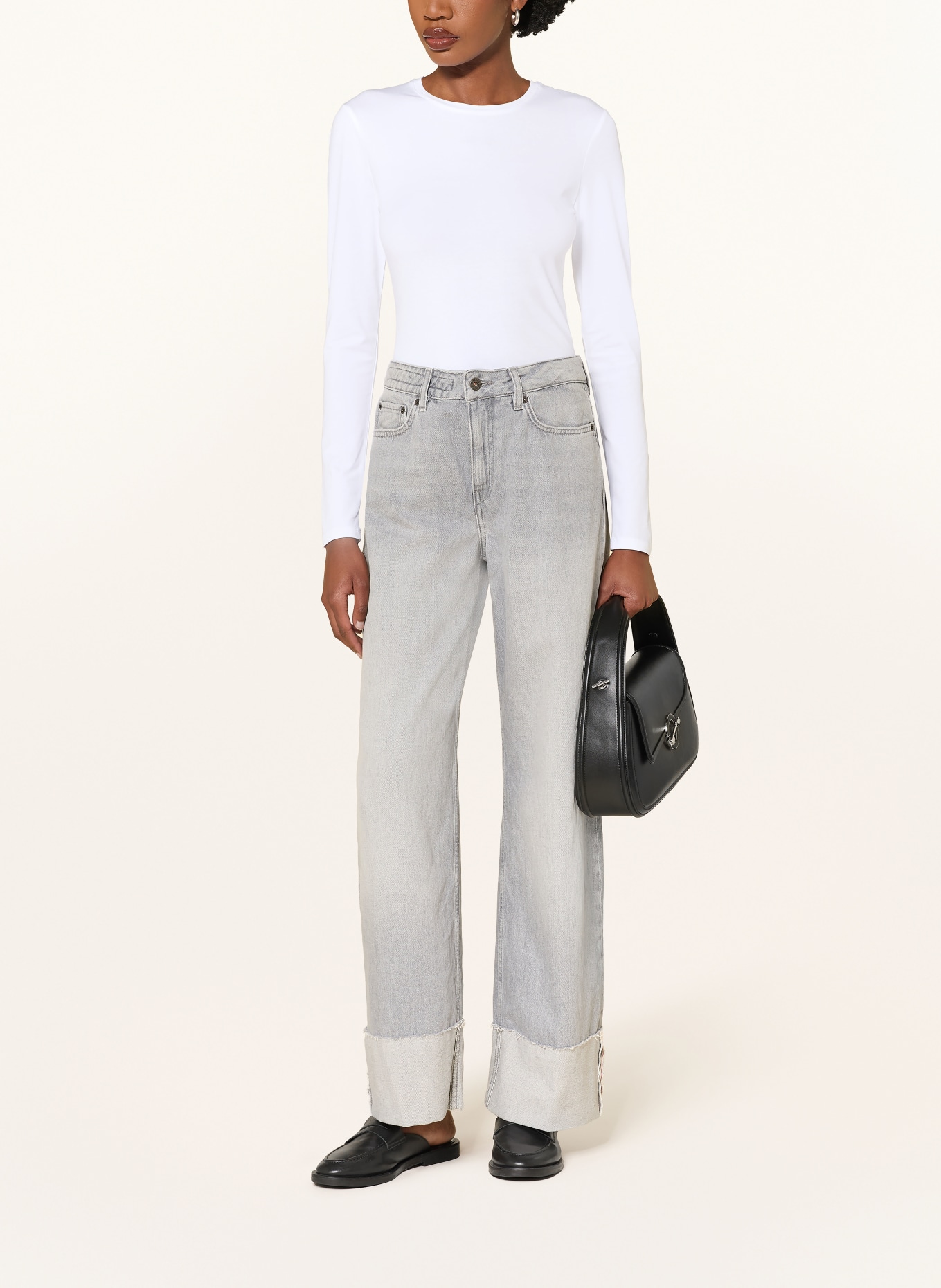 SAMSØE SAMSØE T-shirt à manches longues SAESME: BLANC