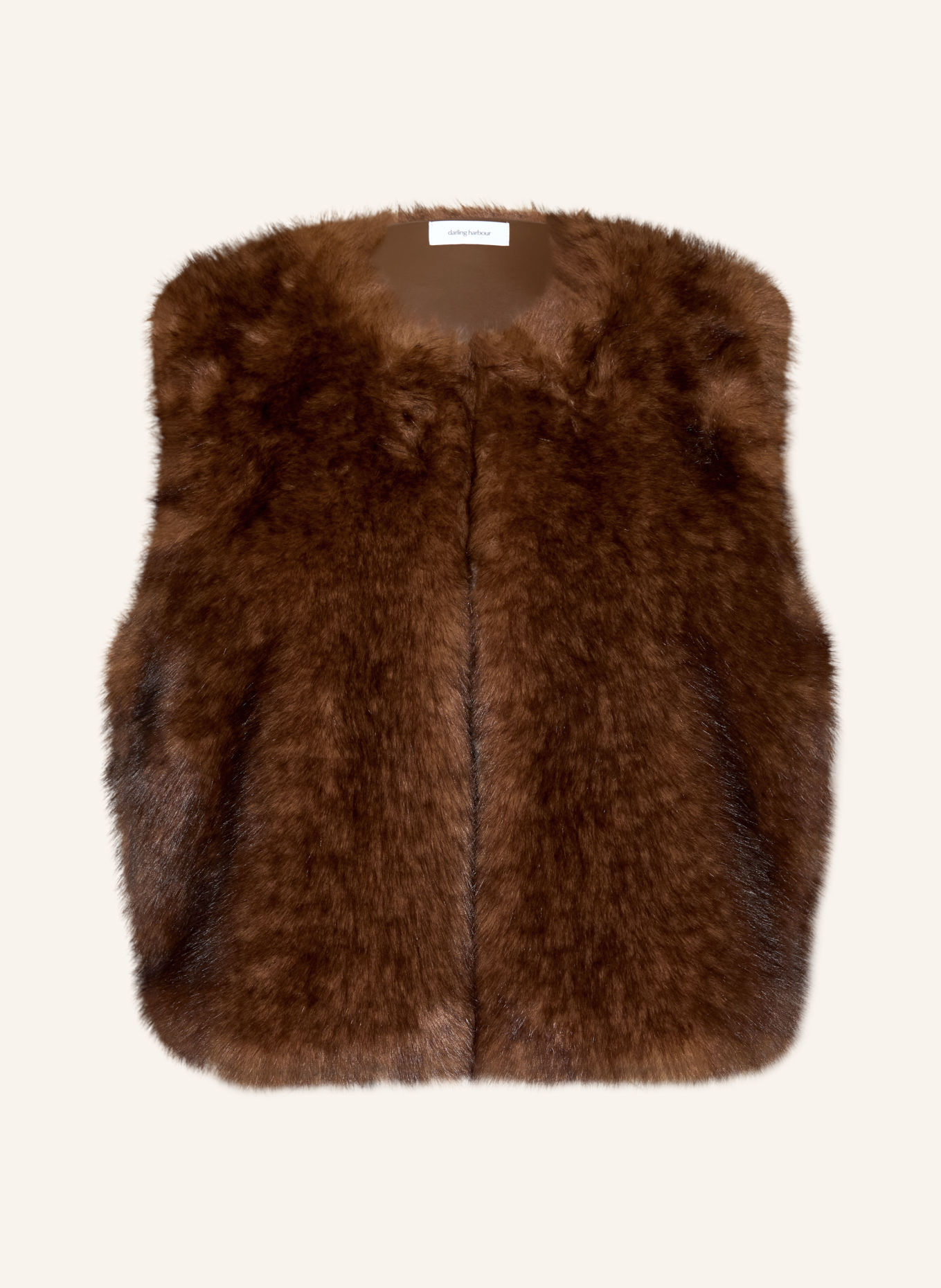 darling harbour Weste aus Kunstfell: BROWN