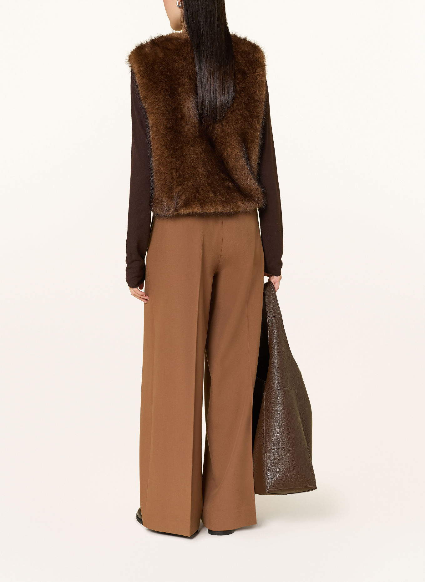 darling harbour Weste aus Kunstfell: BROWN