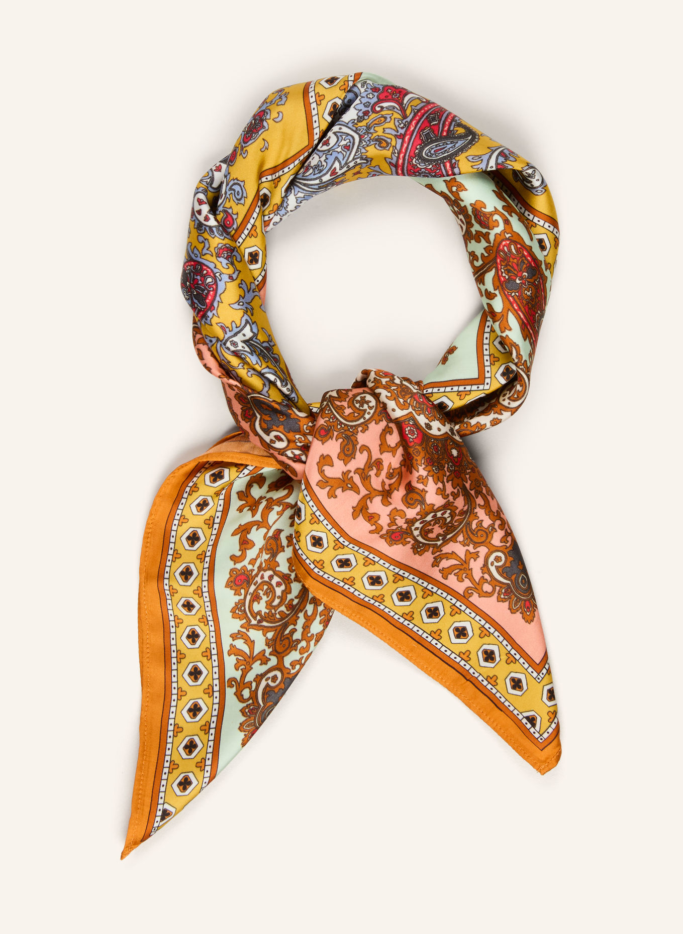 darling harbour Satin scarf: orange / gelb