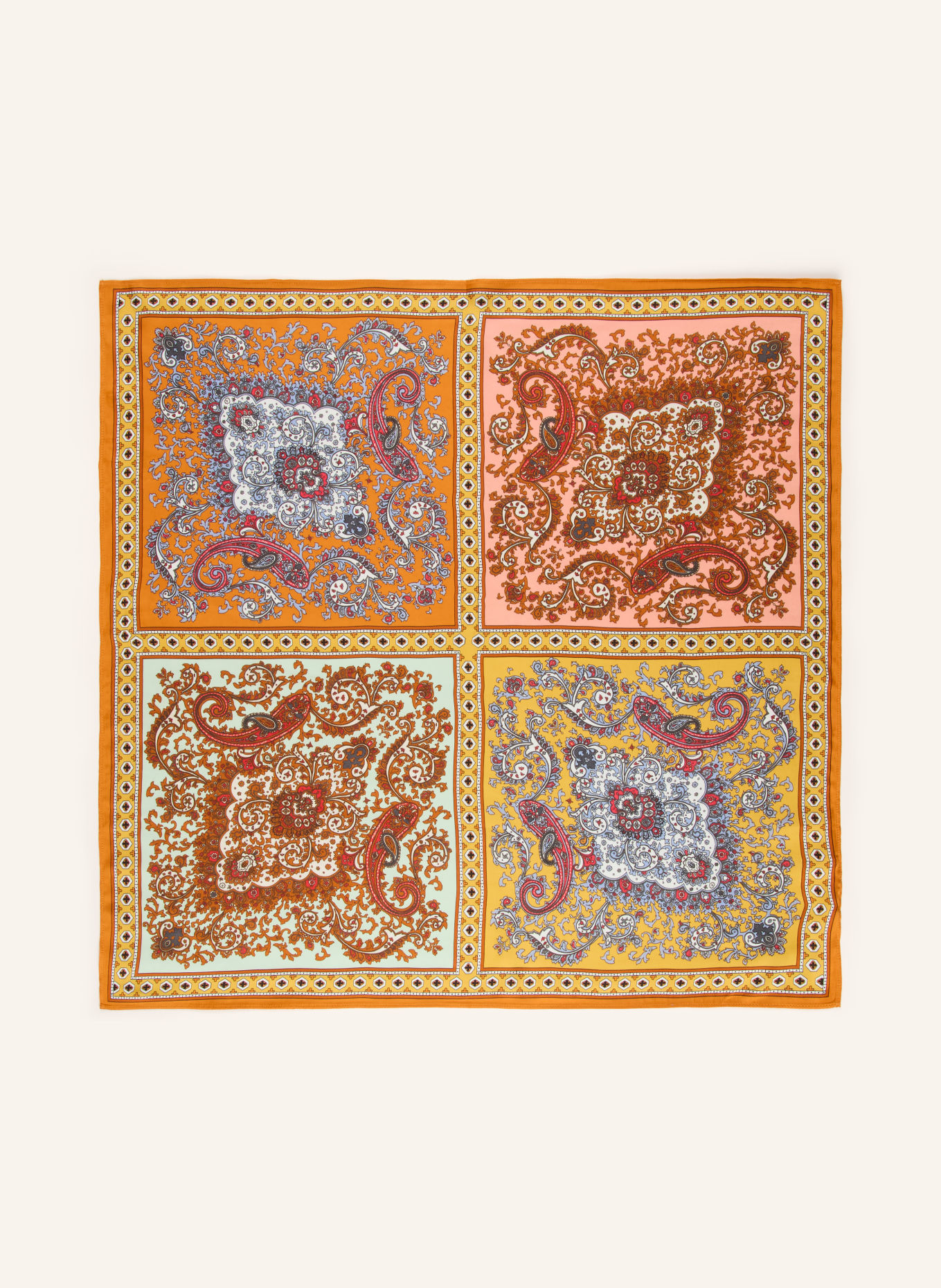 darling harbour Satin scarf: orange / gelb