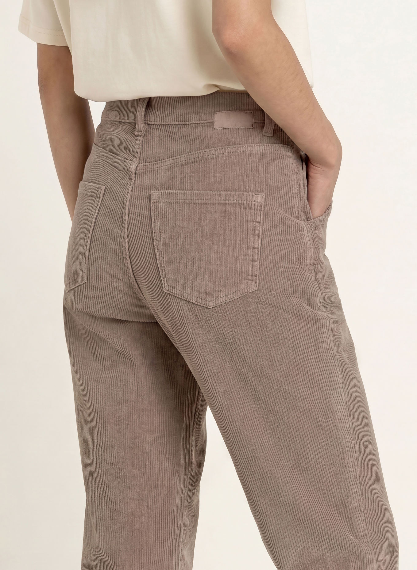 GANG Corduroy pants 94VIA: TAUPE