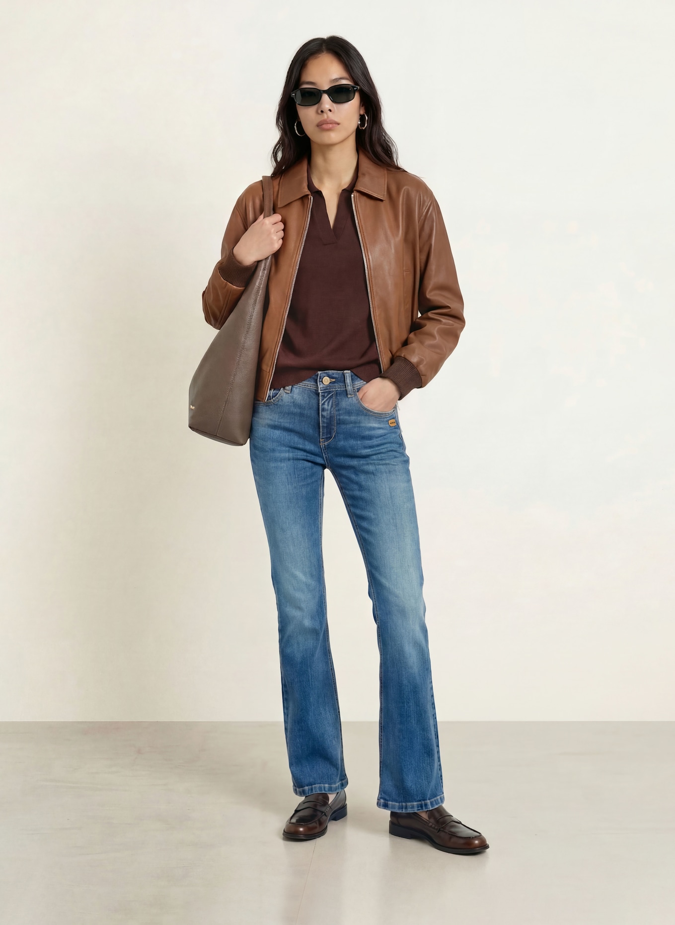 GANG Jean flare 94AMELIE FLARED: 7921 authentic vintage wash