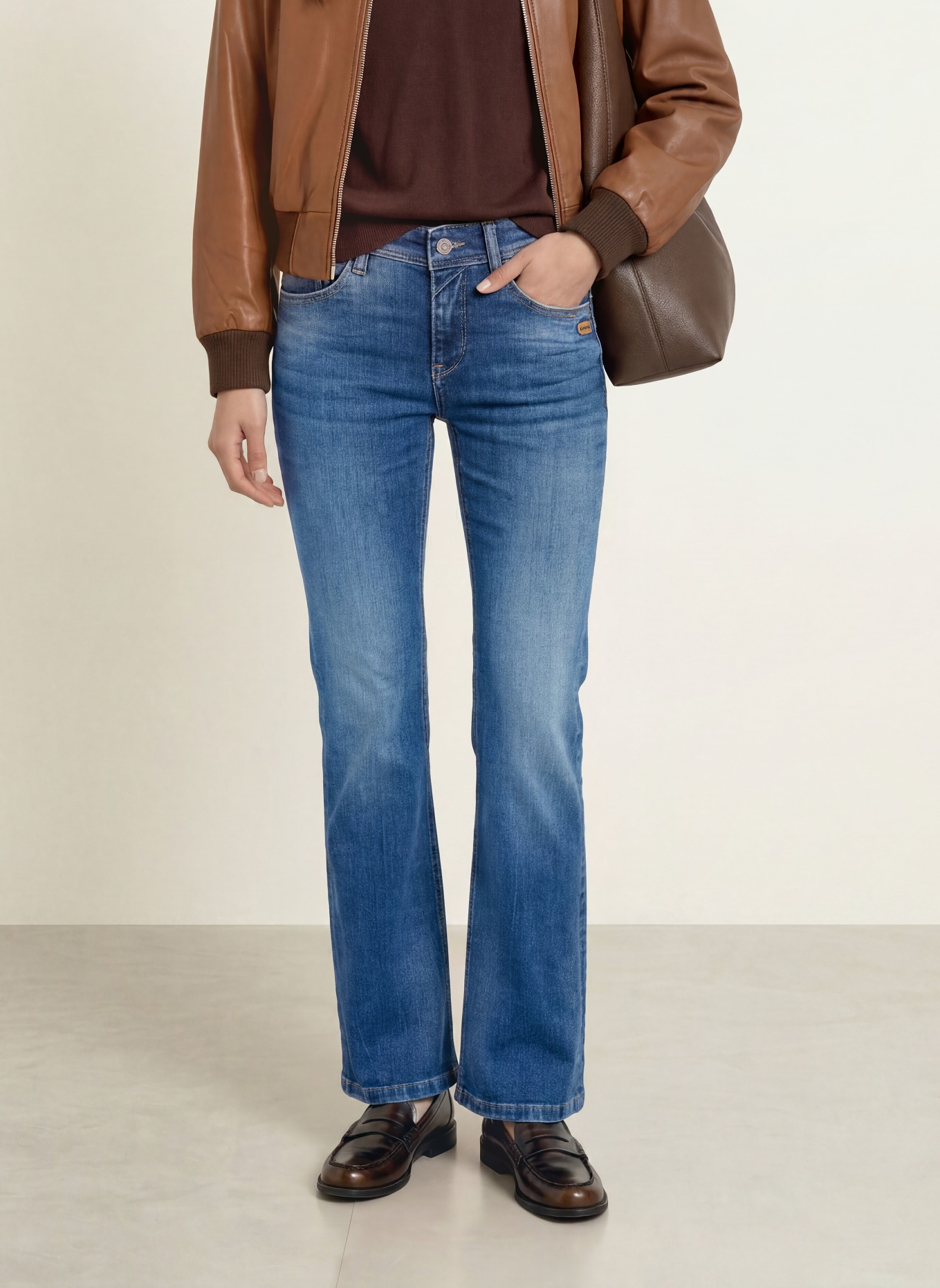 GANG Jean flare 94AMELIE FLARED: 7921 authentic vintage wash