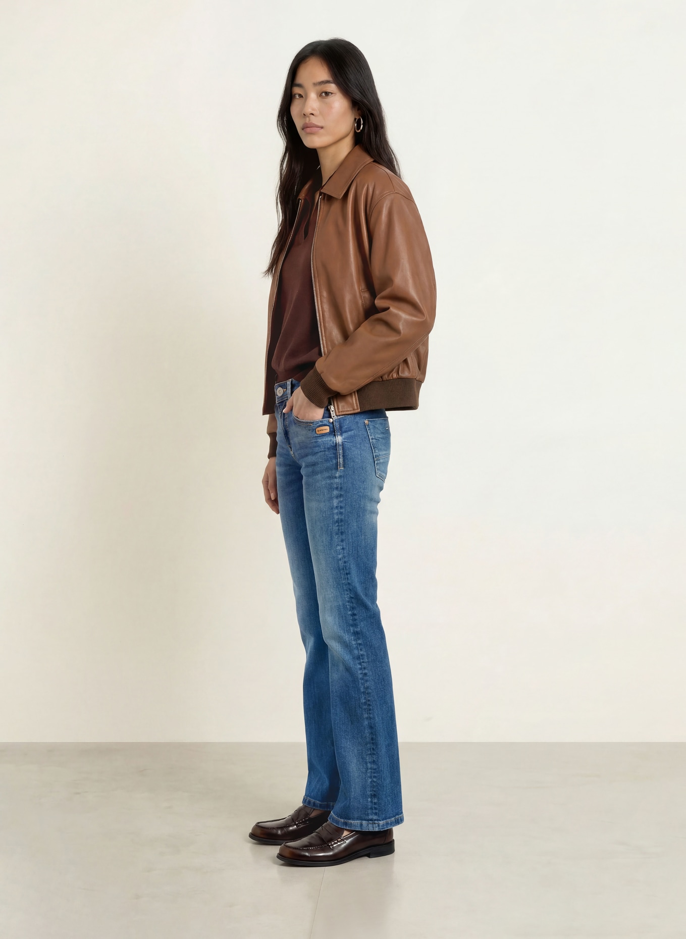 GANG Jean flare 94AMELIE FLARED: 7921 authentic vintage wash