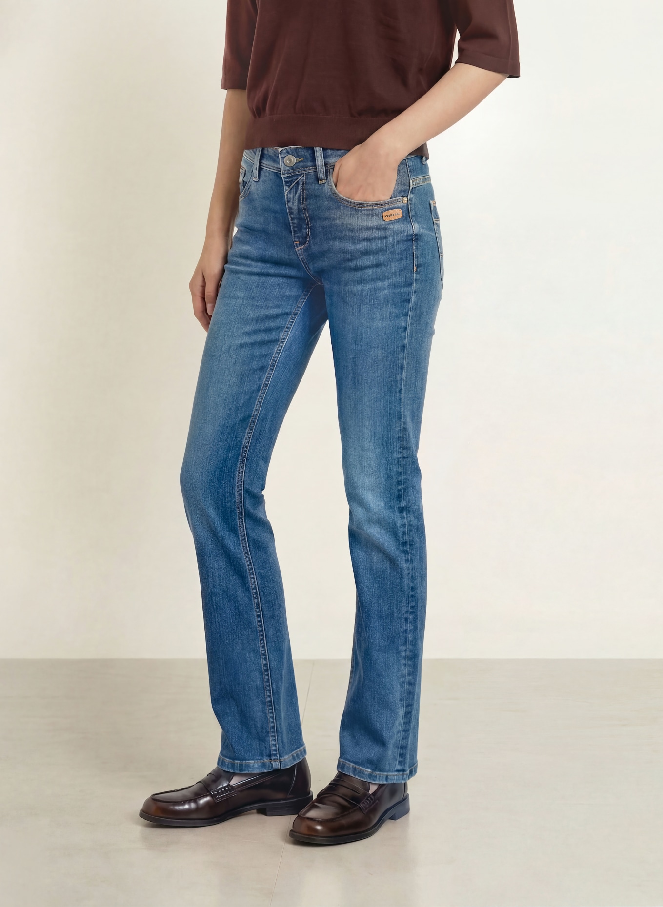 GANG Jean flare 94AMELIE FLARED: 7921 authentic vintage wash