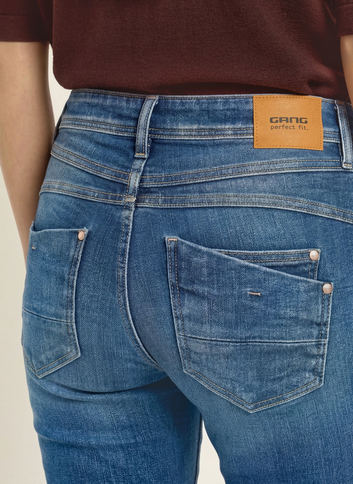 GANG Jean flare 94AMELIE FLARED: 7921 authentic vintage wash