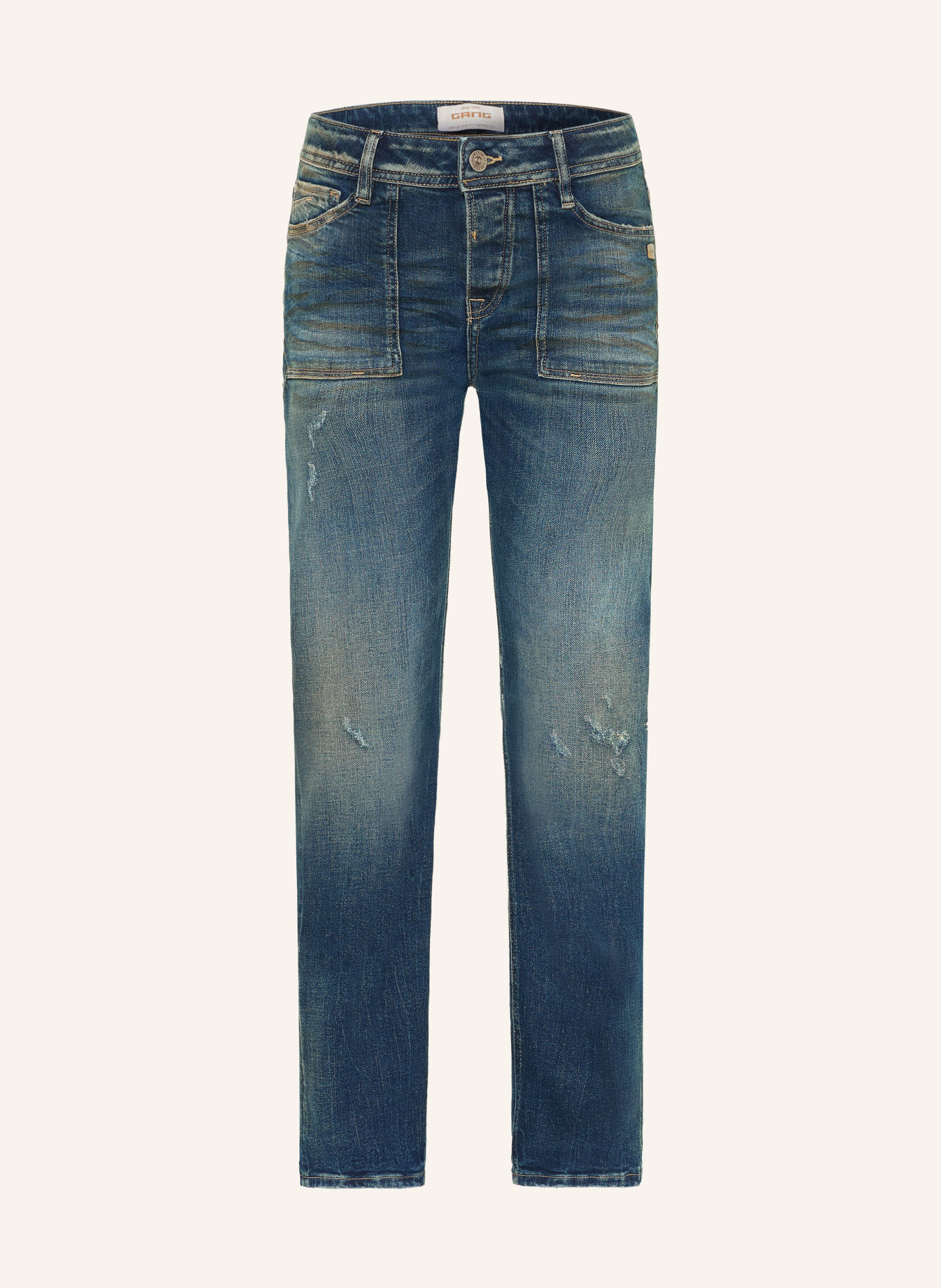 GANG Boyfriend jeans 94NICA WORKER: 7920 dusty mid blue