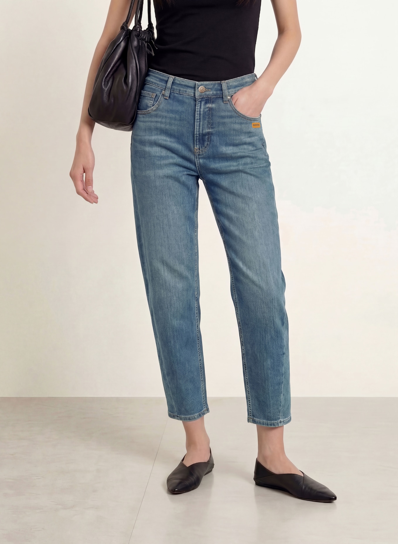 GANG Barrel jeans 94BLAKE: 7697 vivid mid blue