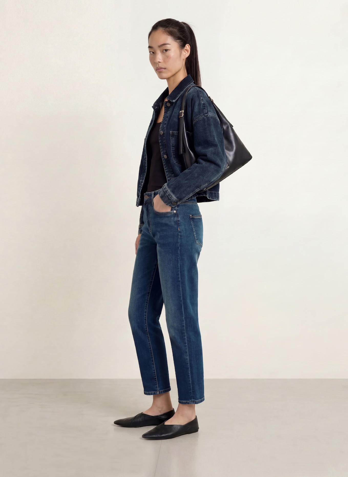 GANG Jean barrel 94IDA: 7844 dark night used