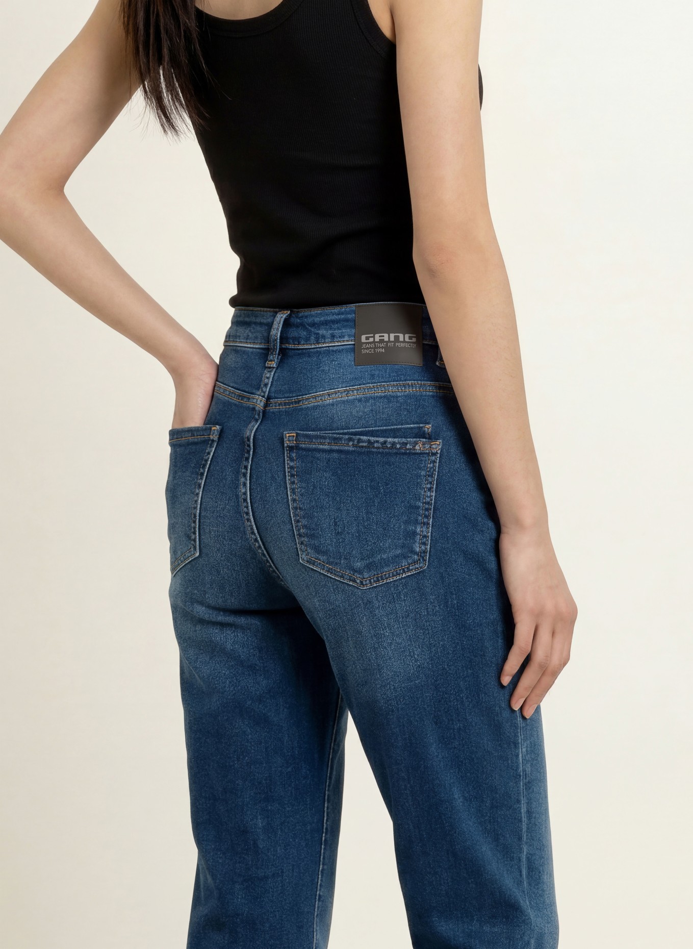 GANG Jean barrel 94IDA: 7844 dark night used