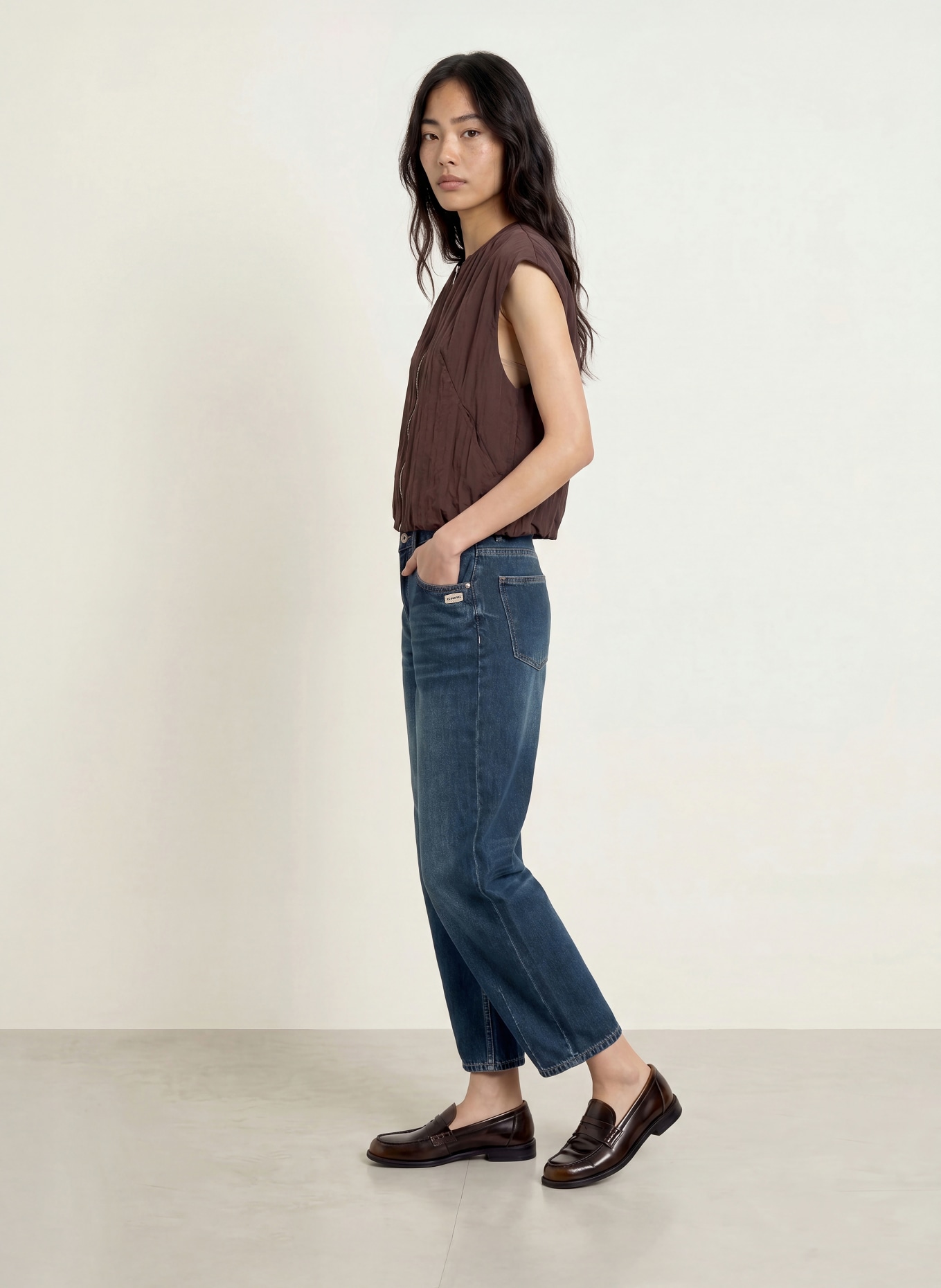 GANG Barrel-leg jeans 94SARINA: 7919 blue black