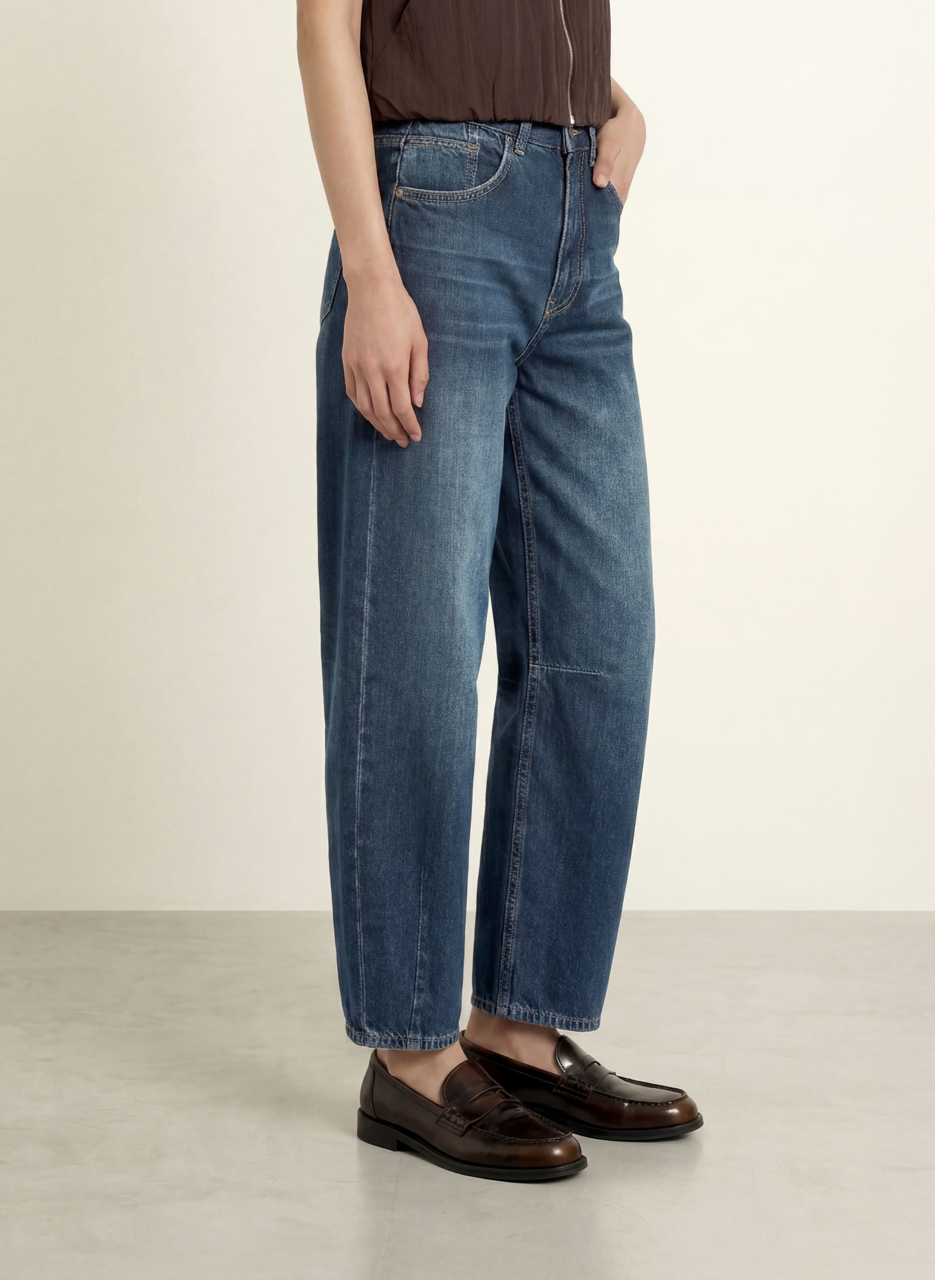 GANG Barrel-leg jeans 94SARINA: 7919 blue black