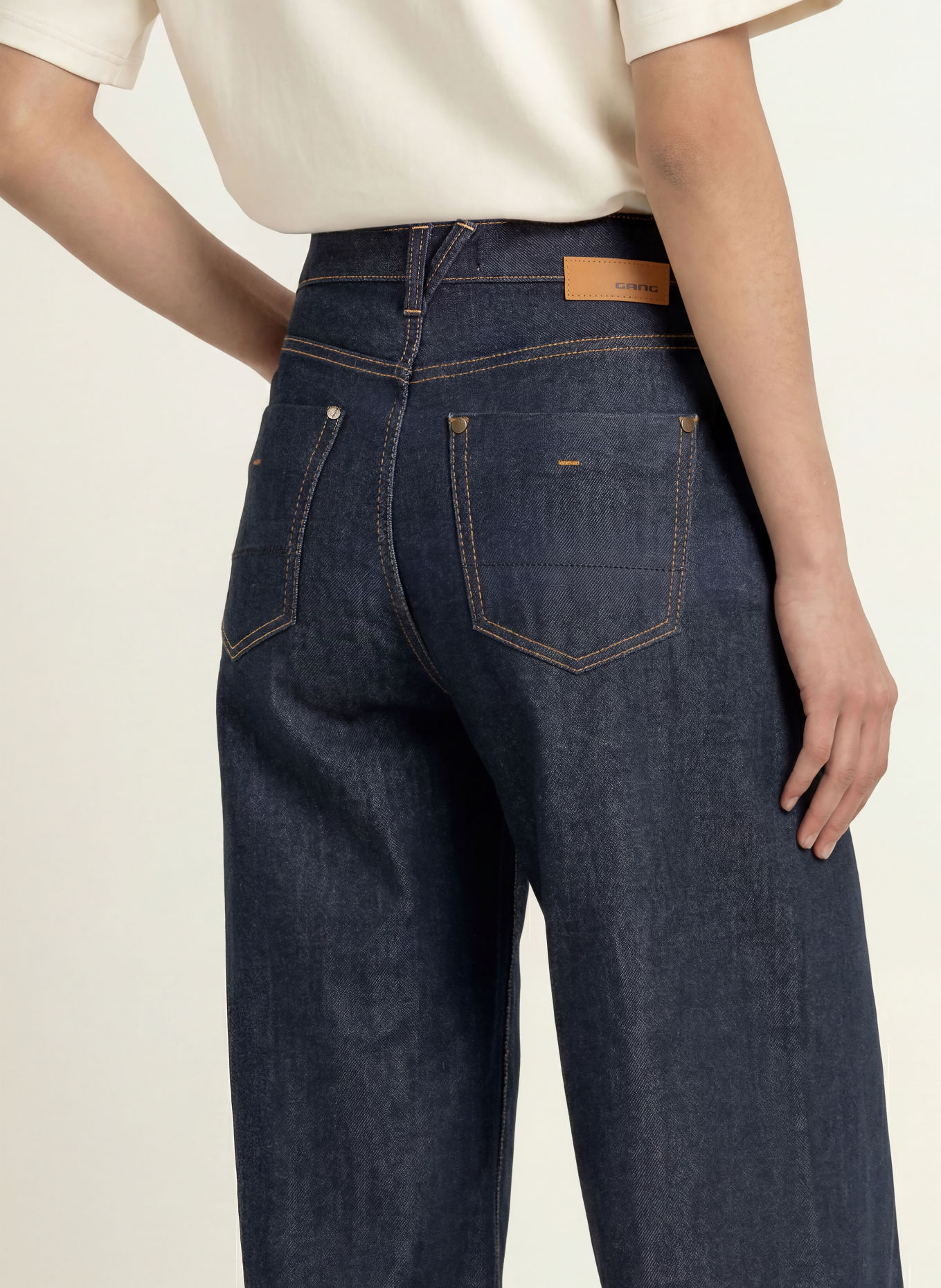 GANG Jeansy wide leg 94CARLOTTA: 9405 prewashed