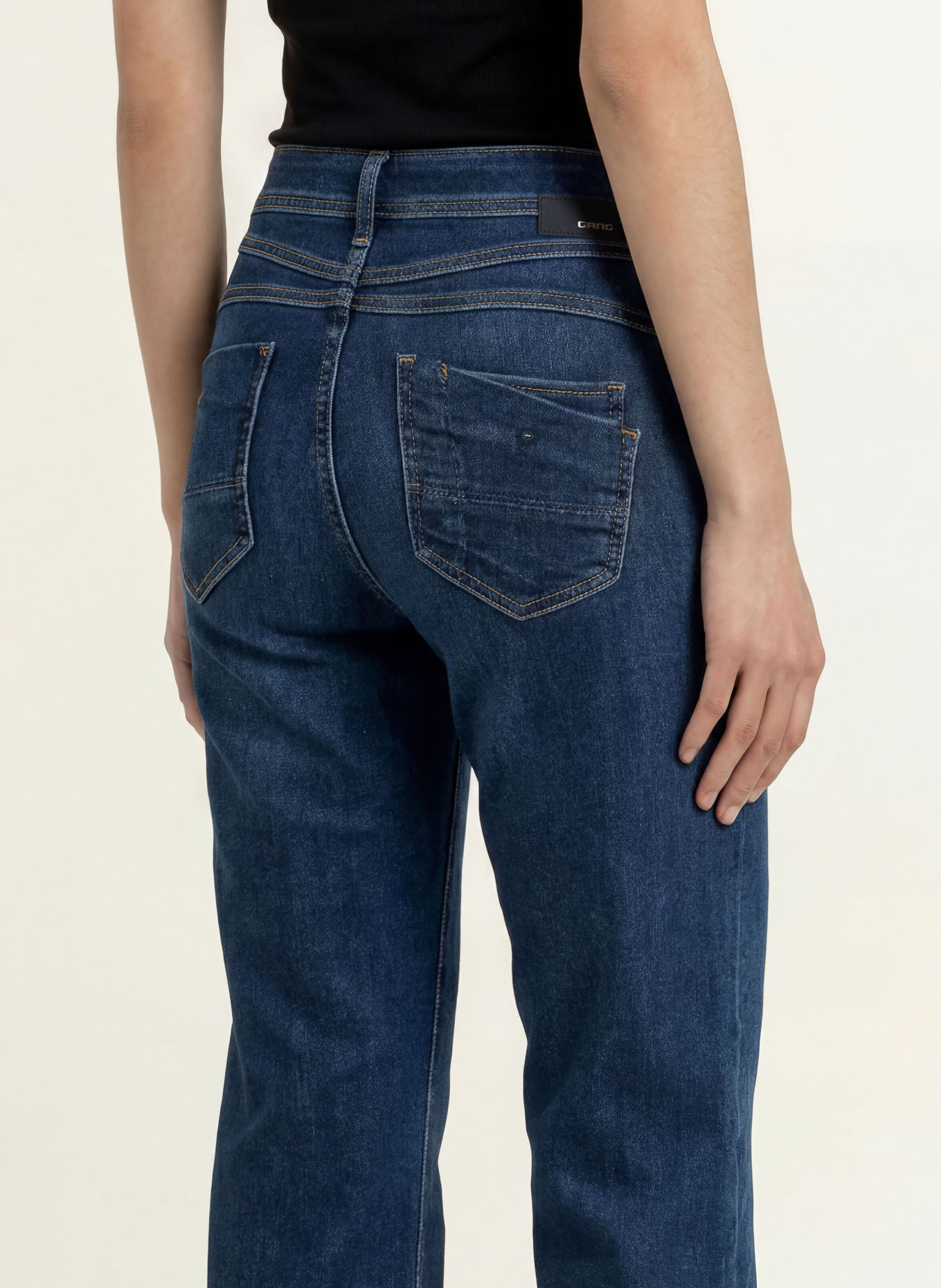 GANG Wide leg jeans 94AMELIE: 7765 simply dark blue