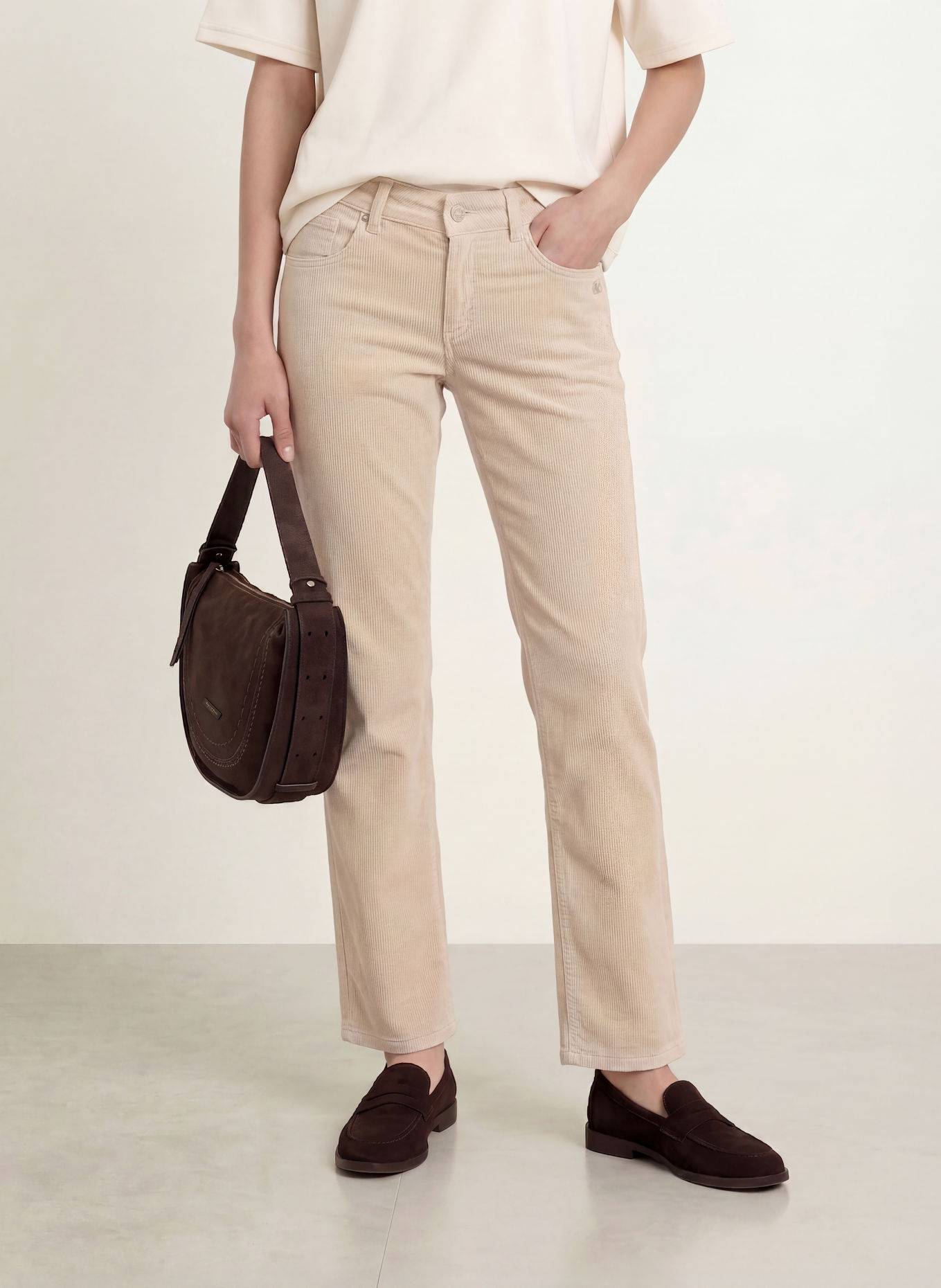 GANG Cordhose 94RIVER: 1008 ecru