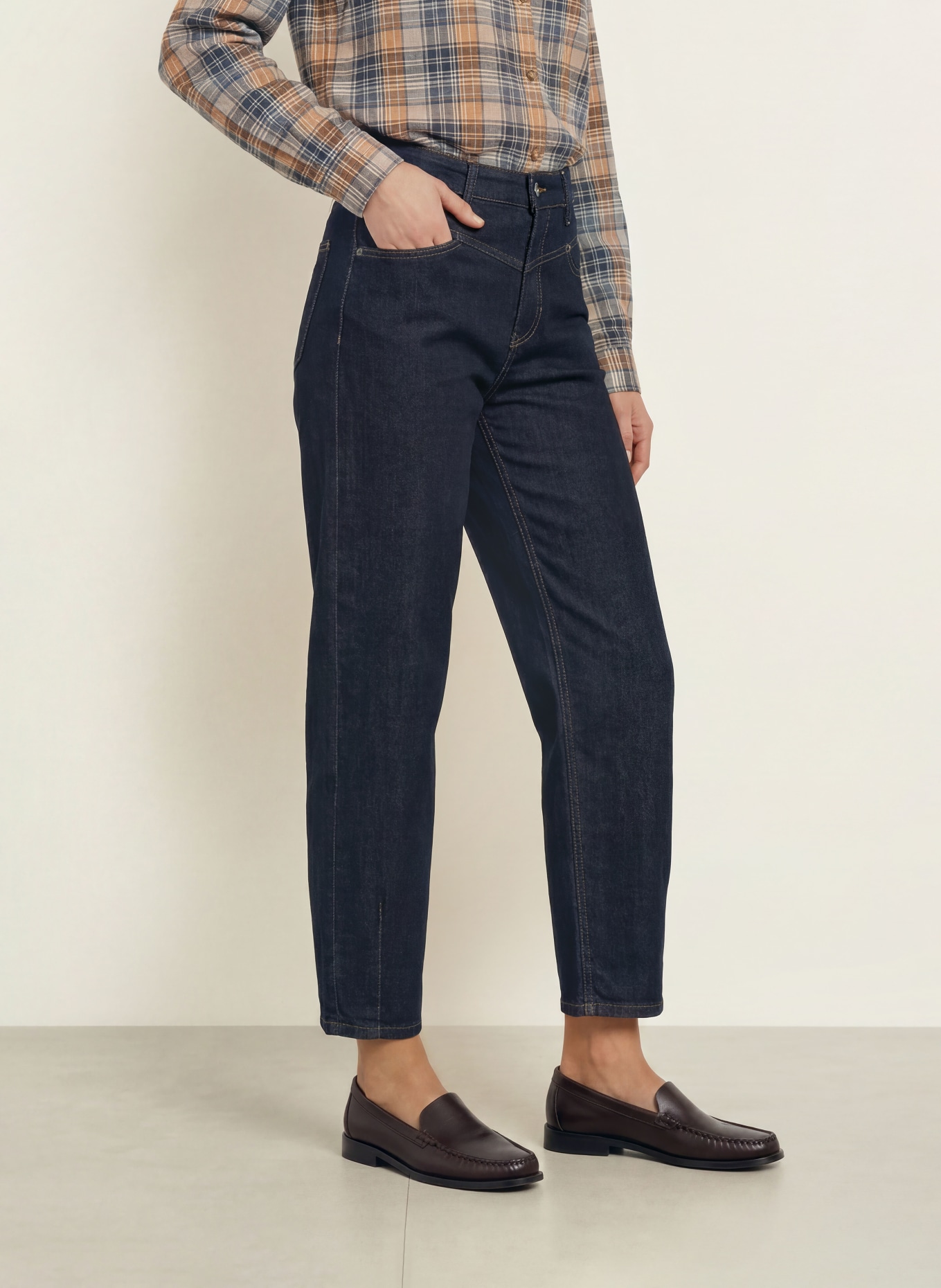 CAMBIO Barrel jeans ELIN: 5006 modern rinsed
