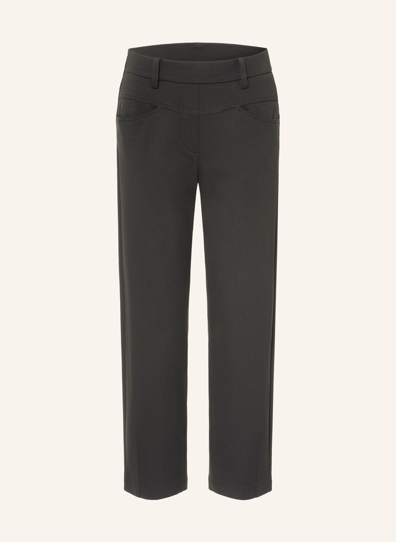 CAMBIO 7/8-broek ELIN van jersey: ZWART