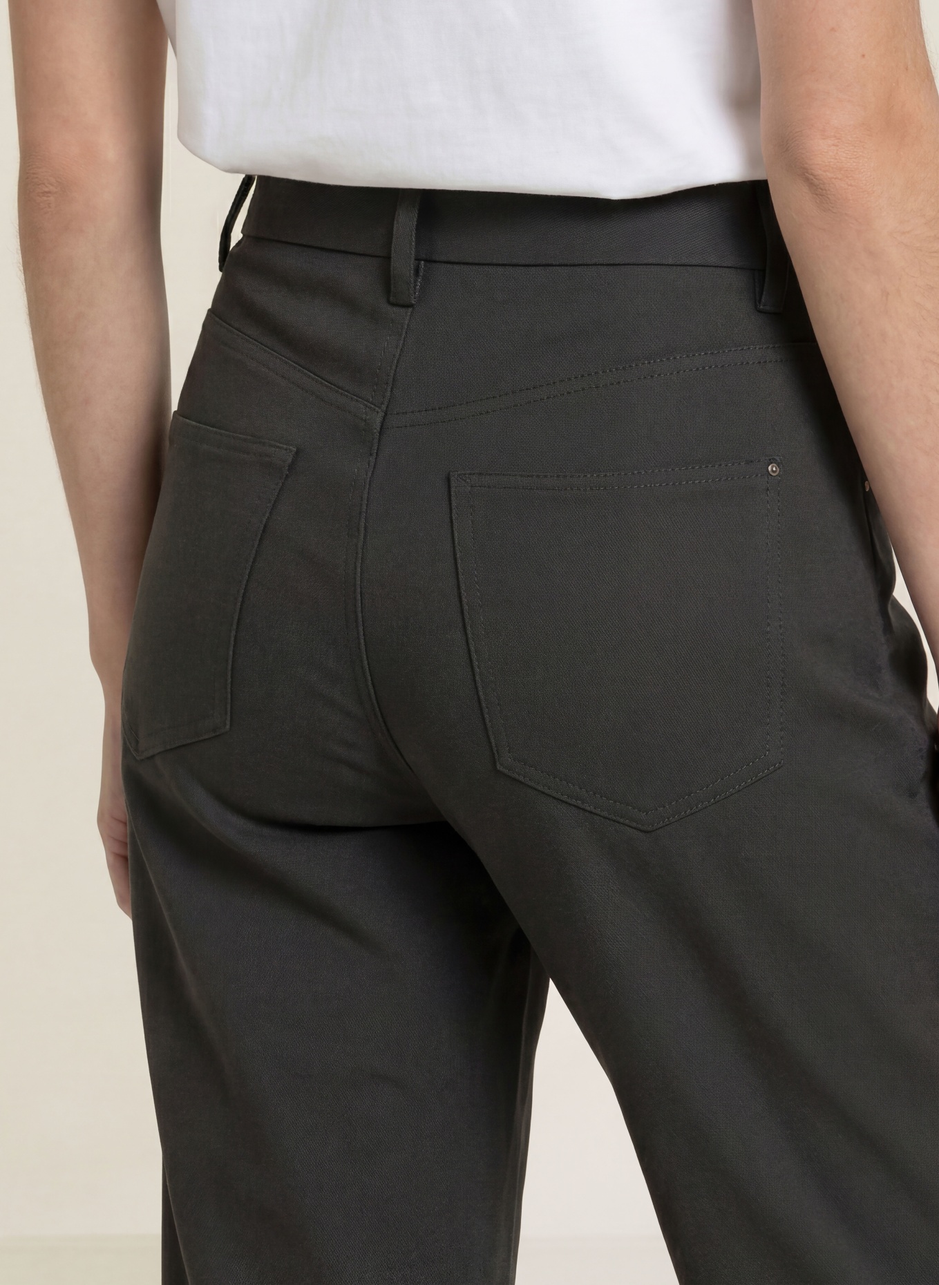 CAMBIO 7/8-broek ELIN van jersey: ZWART
