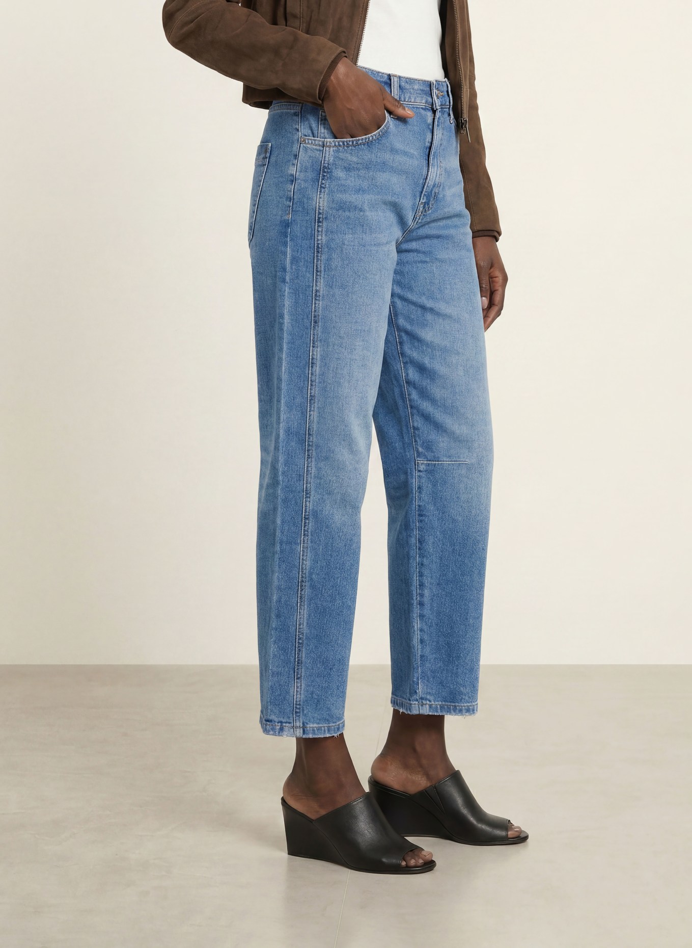 CAMBIO Barrel Jeans ELIA: 5205 cross worn used