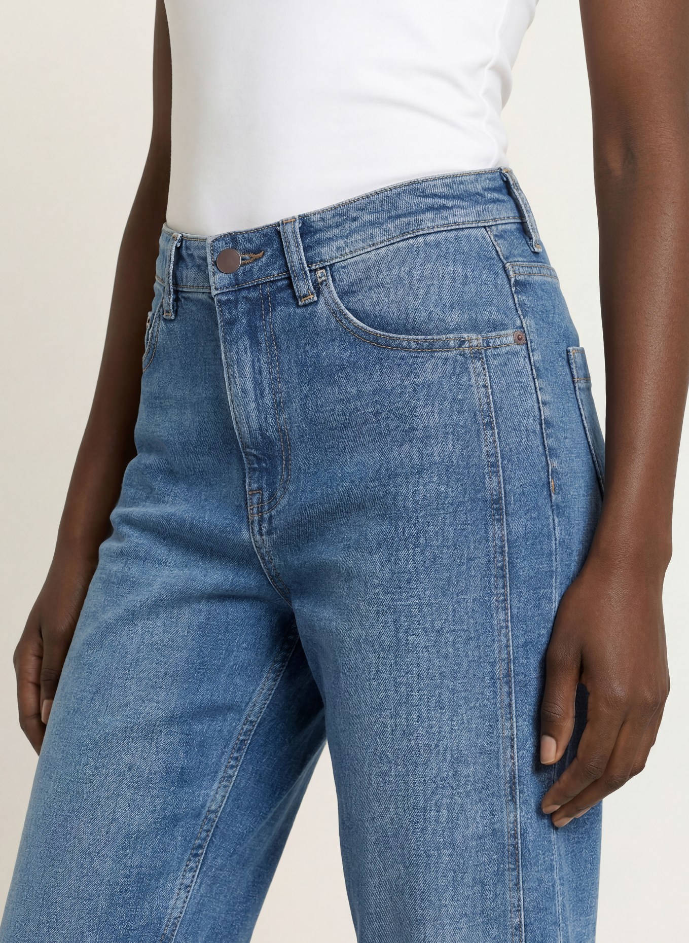 CAMBIO Barrel Jeans ELIA: 5205 cross worn used