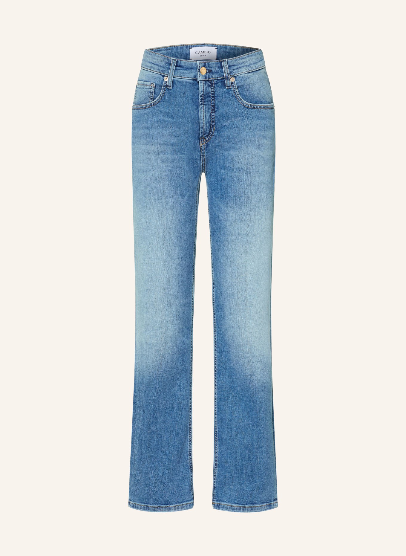 CAMBIO Straight Jeans GINI: 5035 feminin ocean blue