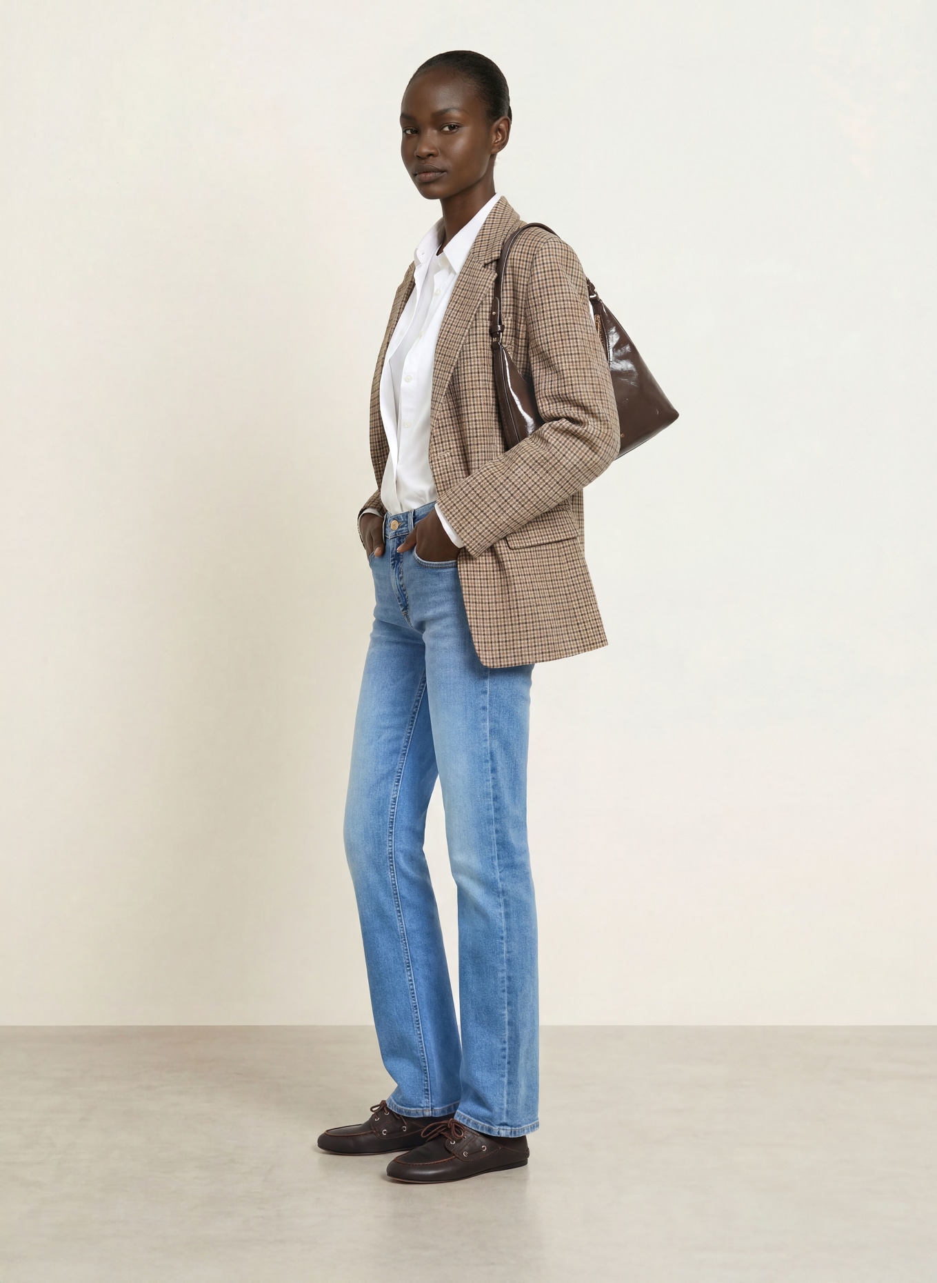 CAMBIO Straight Jeans GINI: 5035 feminin ocean blue