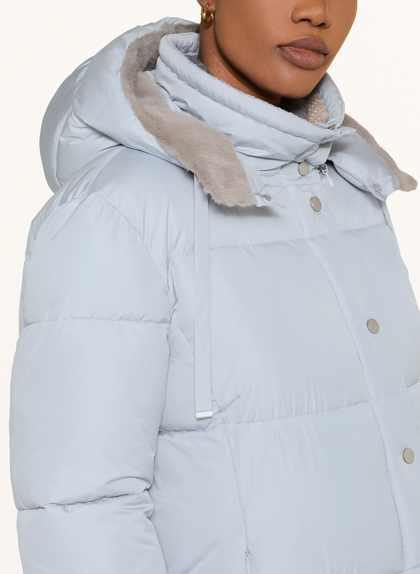 lilienfels Veste matelassée à capuche amovible: BLEU CLAIR